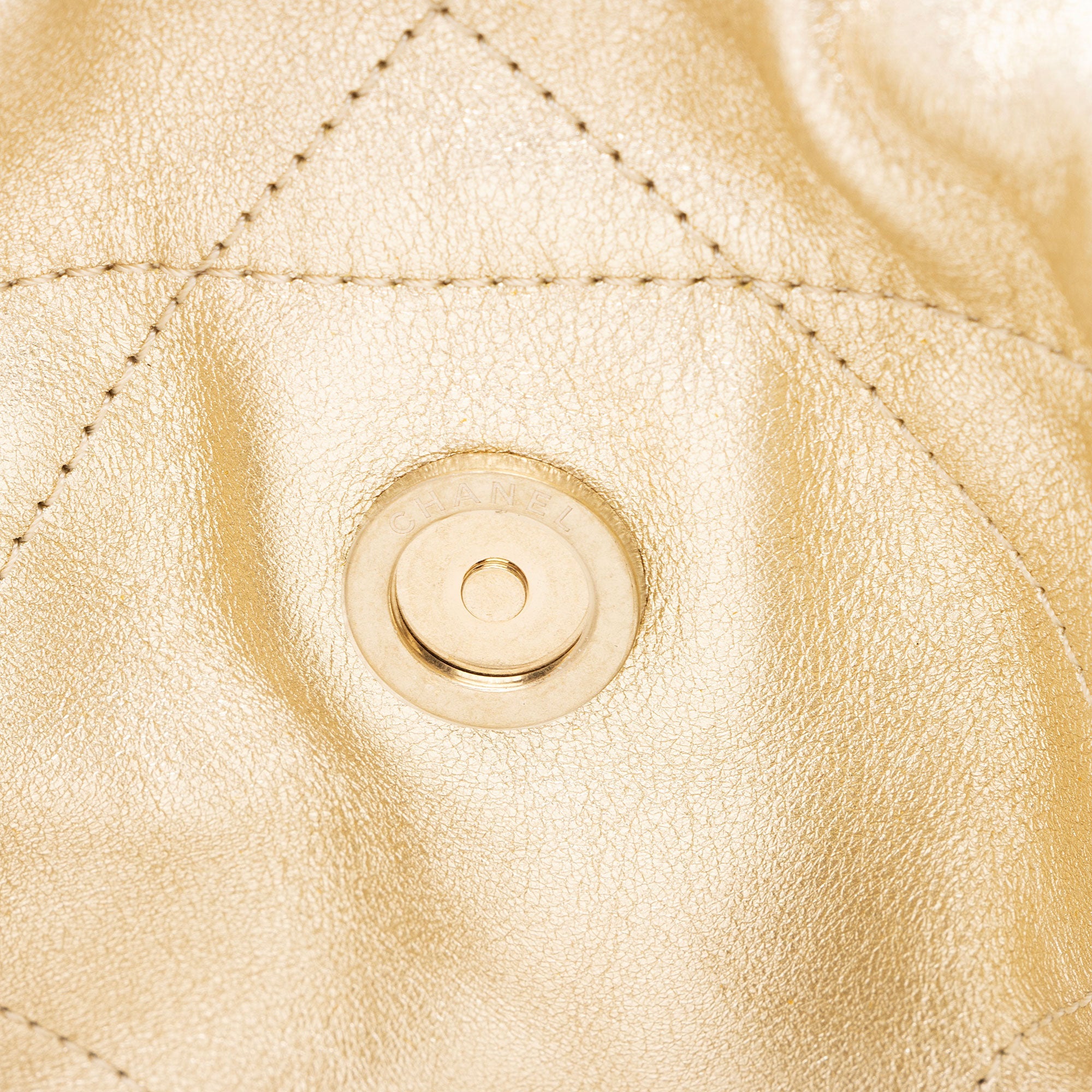 Chanel Metallic Calfskin Chanel 22 Small Shoulder Bag