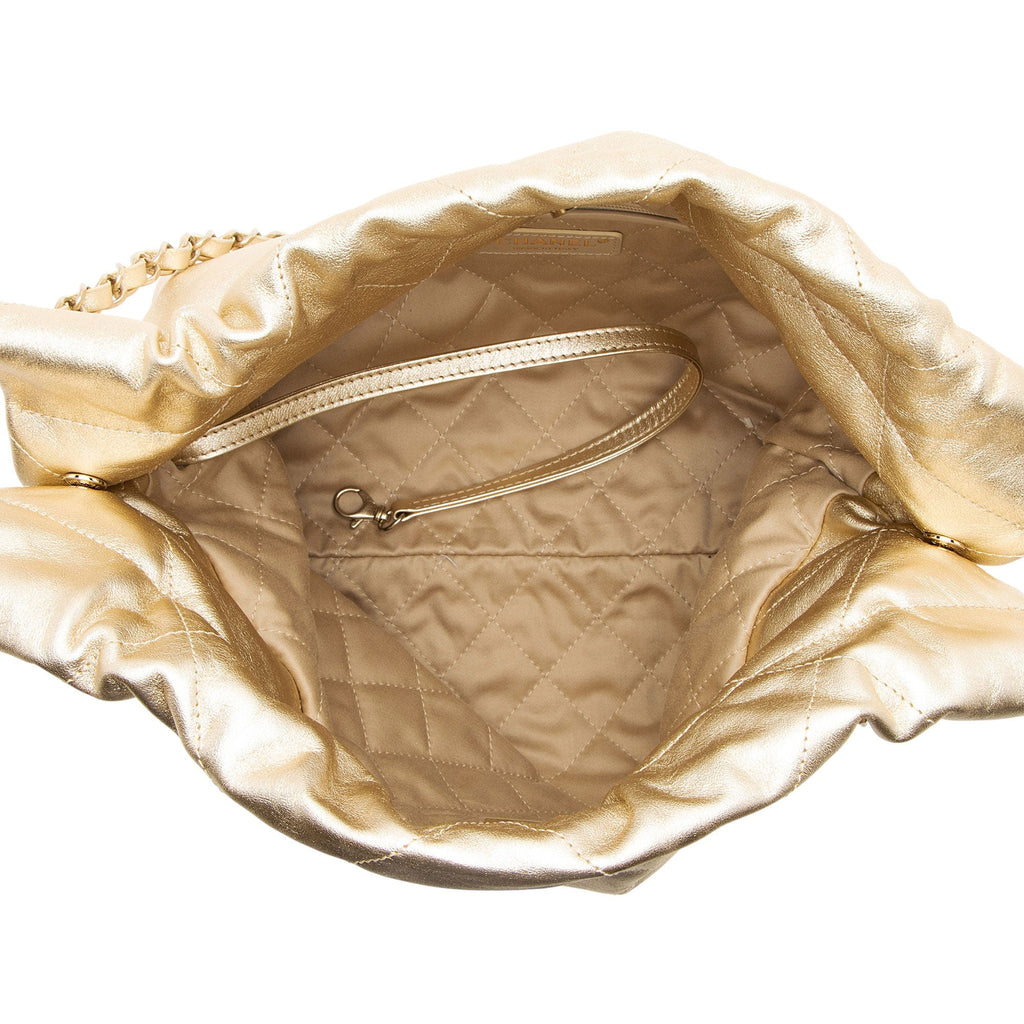 Chanel Metallic Calfskin Chanel 22 Small Shoulder Bag