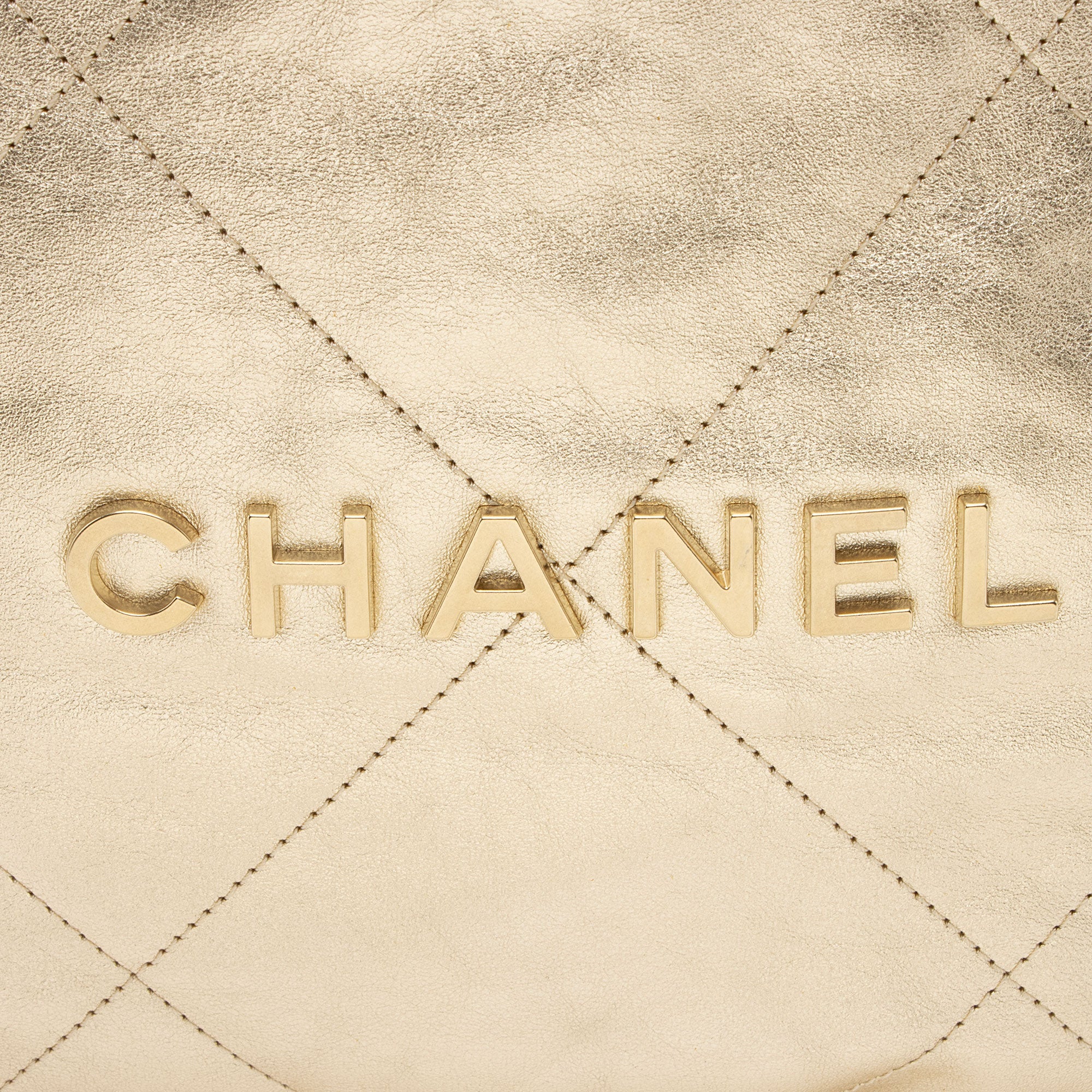 Chanel Metallic Calfskin Chanel 22 Small Shoulder Bag