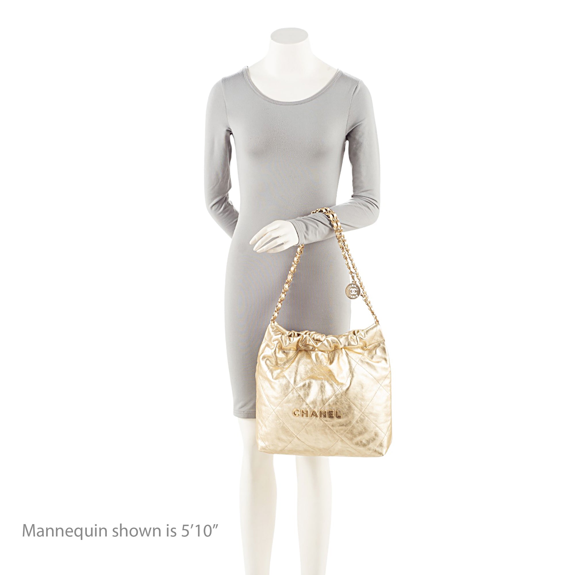 Chanel Metallic Calfskin Chanel 22 Small Shoulder Bag