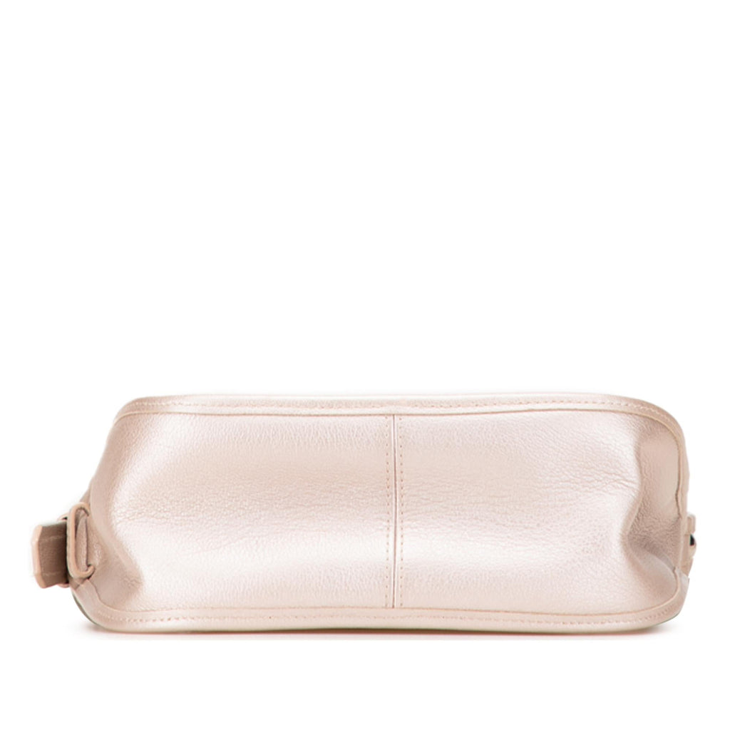 Chanel Metallic Calfskin Quilted Jungle Stroll Hobo