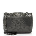Chanel Metallic Caviar Leather Timeless CC Soft Tote
