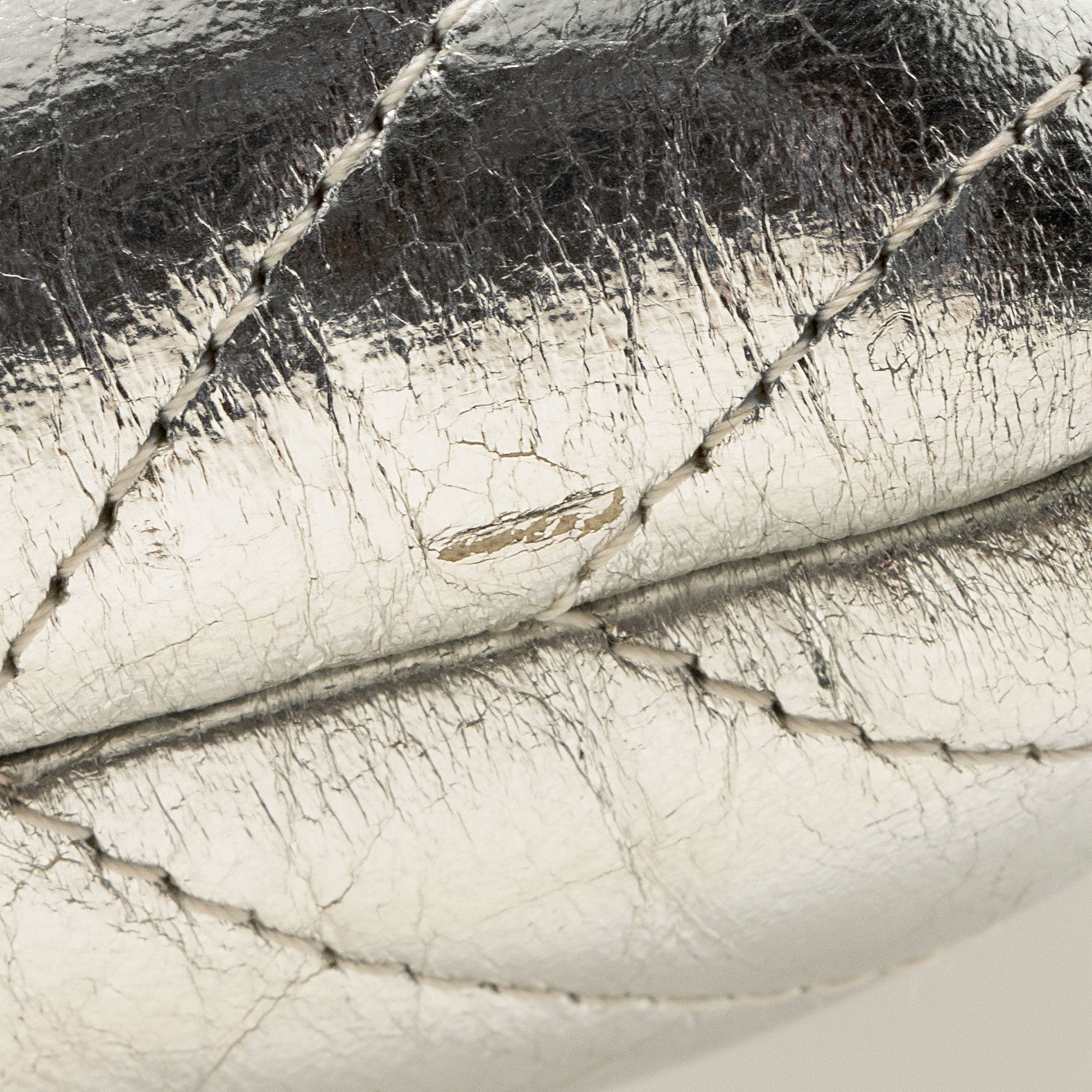 Chanel Metallic Crumpled Lambskin Fringe Clutch