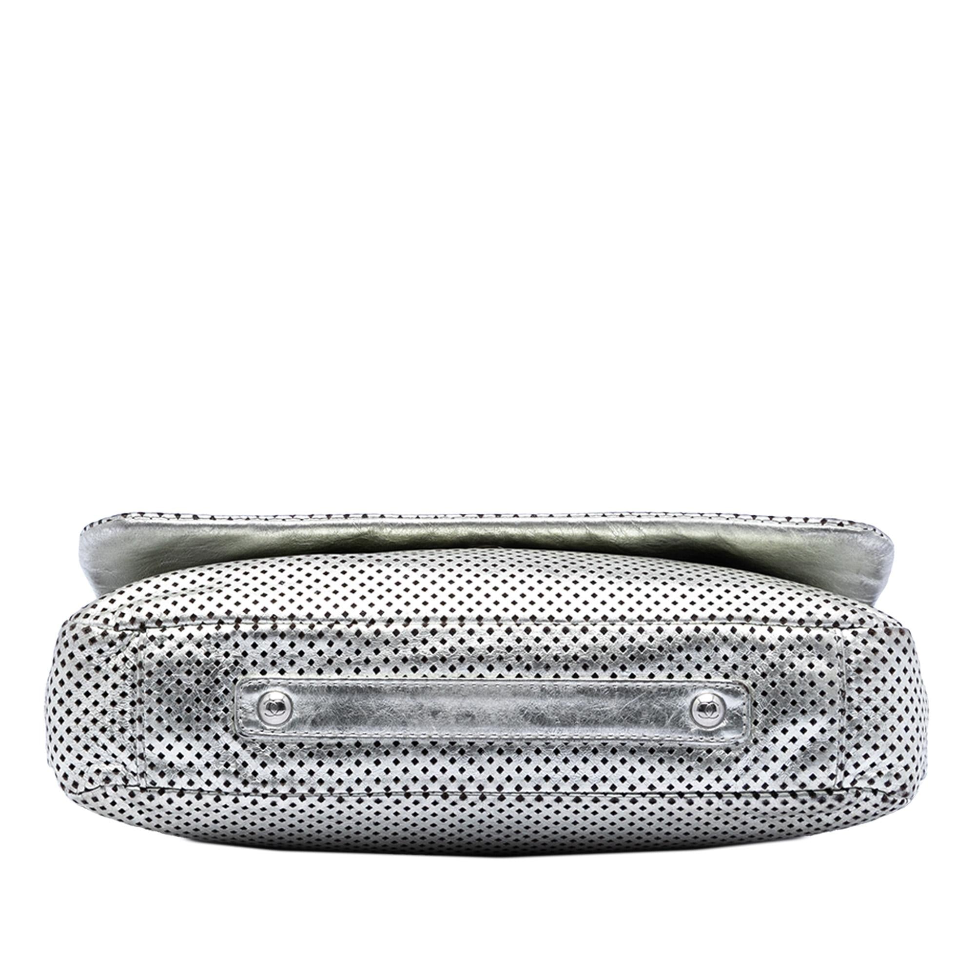 Chanel Metallic Glazed Calfskin Perforated Rodeo Drive Flap