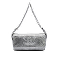 Chanel Metallic Glazed Calfskin Perforated Rodeo Drive Flap