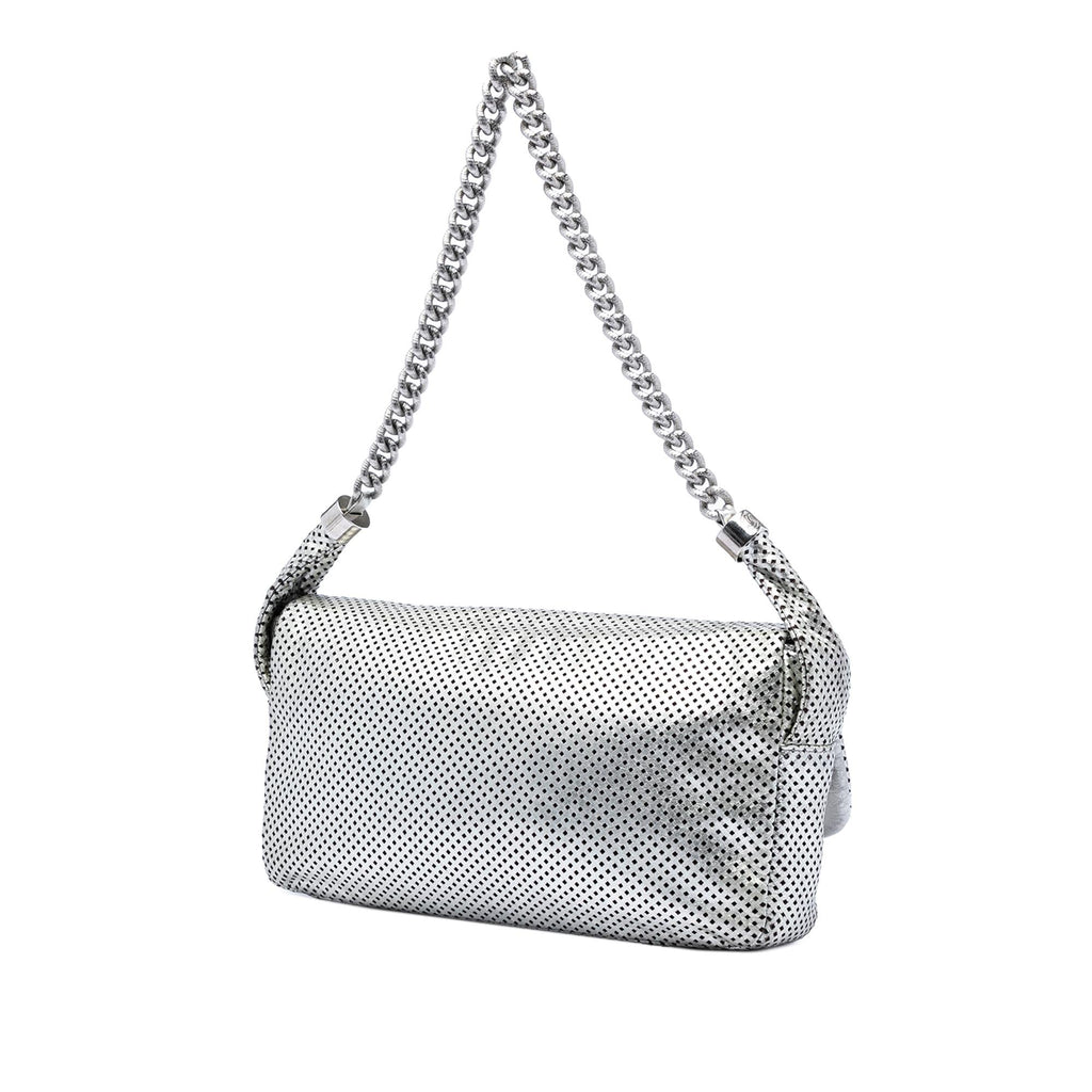Chanel Metallic Glazed Calfskin Perforated Rodeo Drive Flap