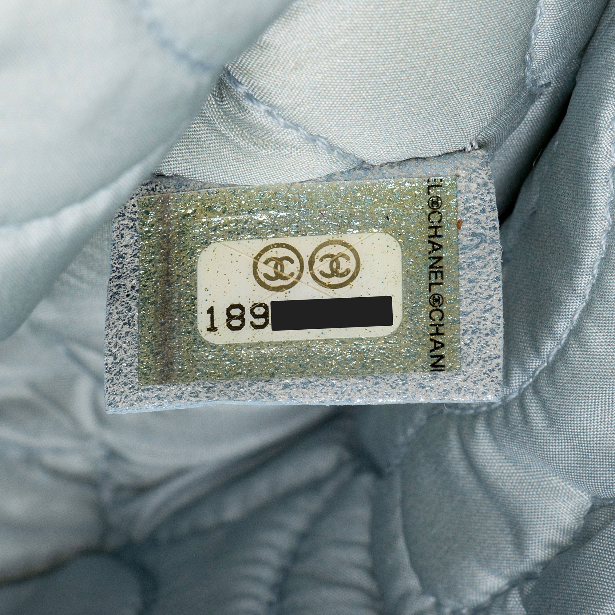 Chanel Metallic Lambskin Camellia Large O-Case