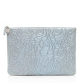 Chanel Metallic Lambskin Camellia Large O-Case