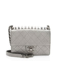Chanel Metallic Lambskin Chic Pearls Small Flap Bag