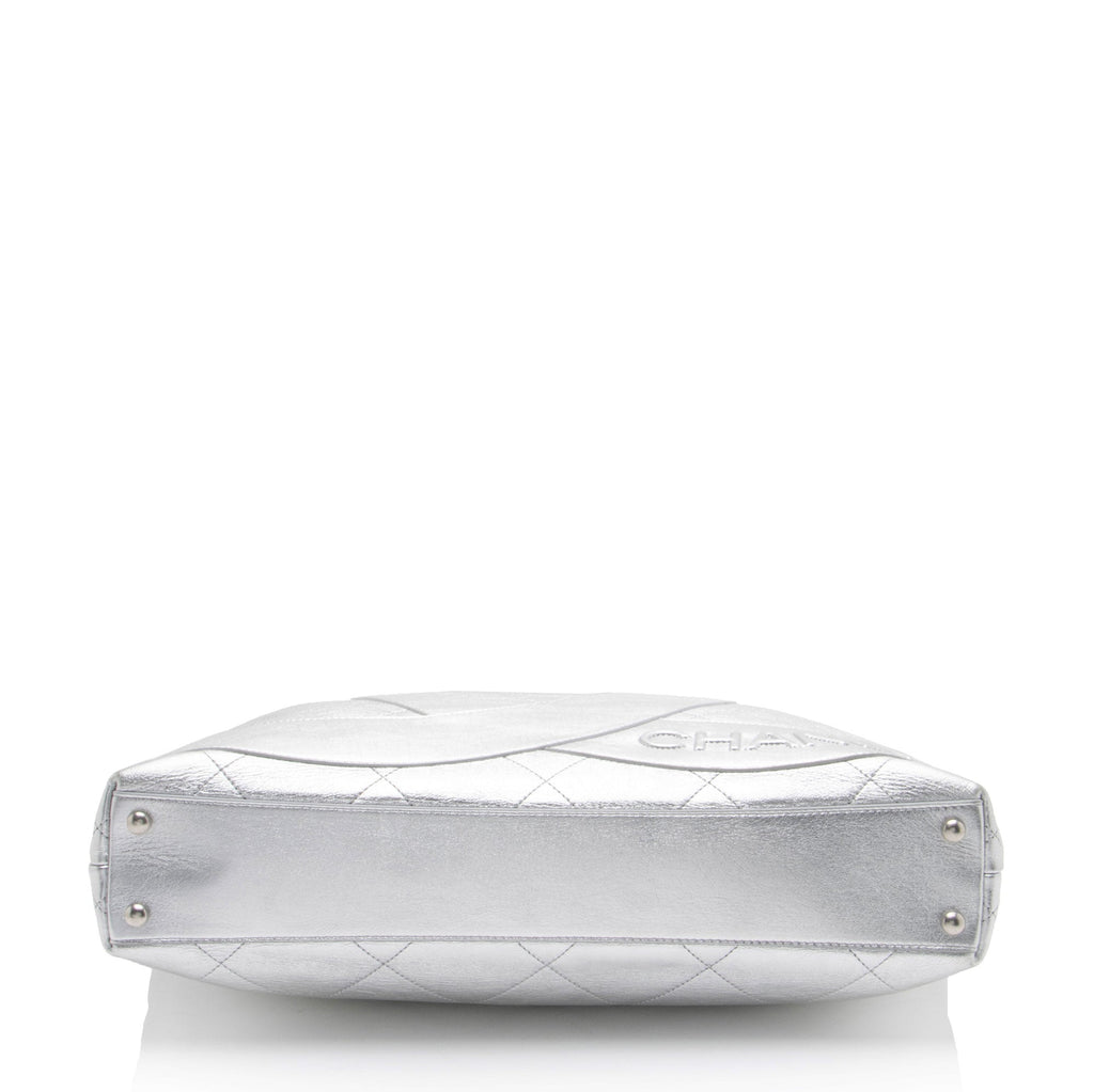 Chanel Metallic Lambskin Club Monaco Large Shopping Tote