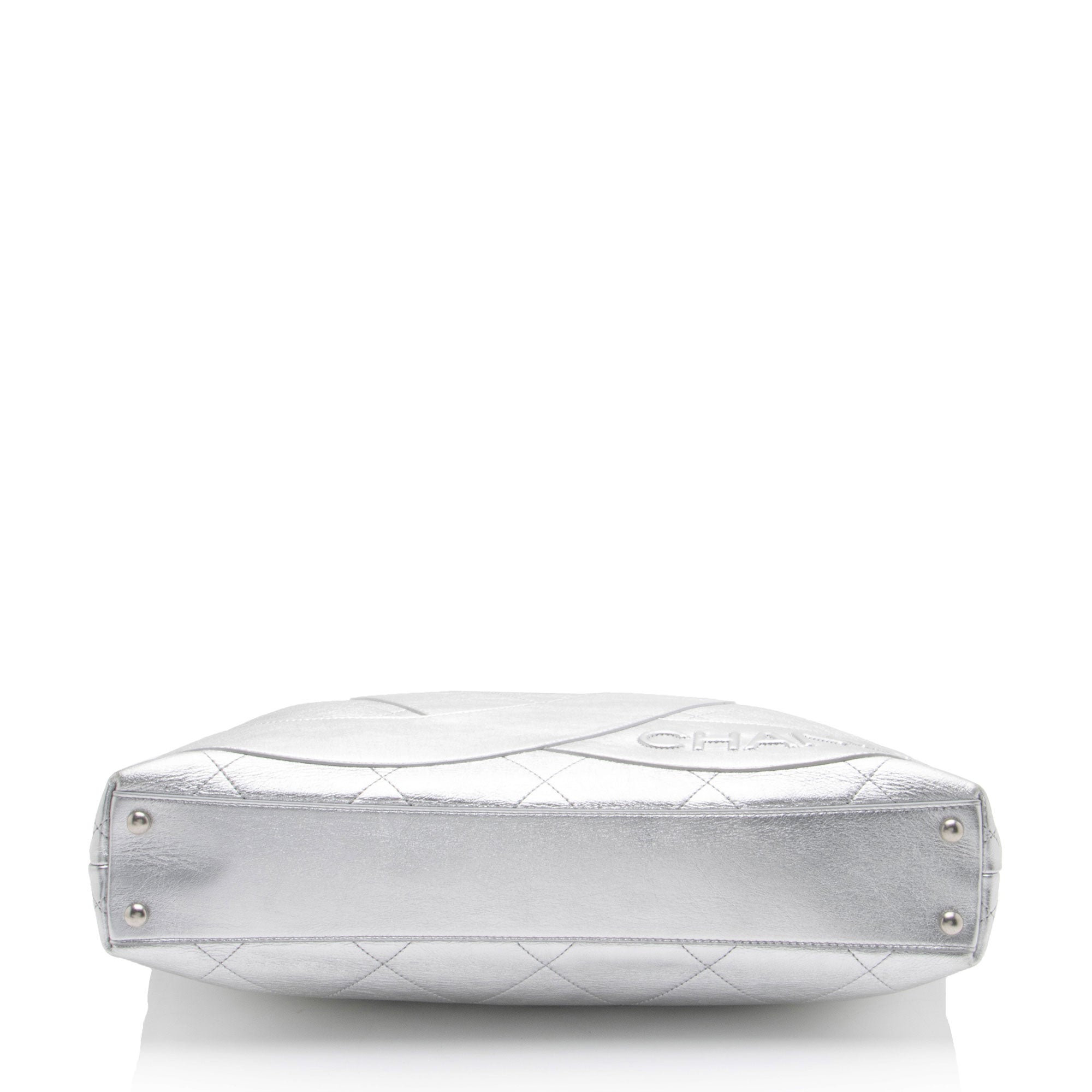Chanel Metallic Lambskin Club Monaco Large Shopping Tote