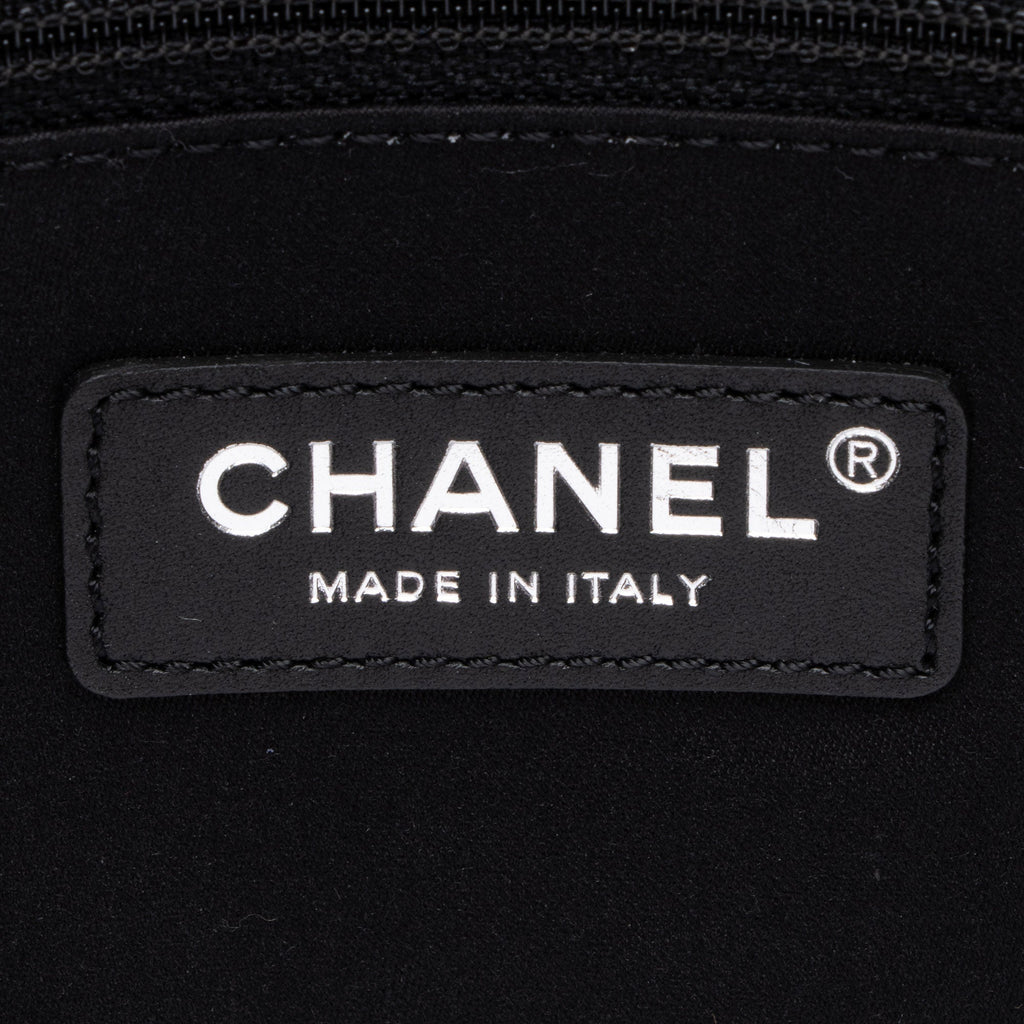 Chanel Metallic Lambskin Club Monaco Large Shopping Tote