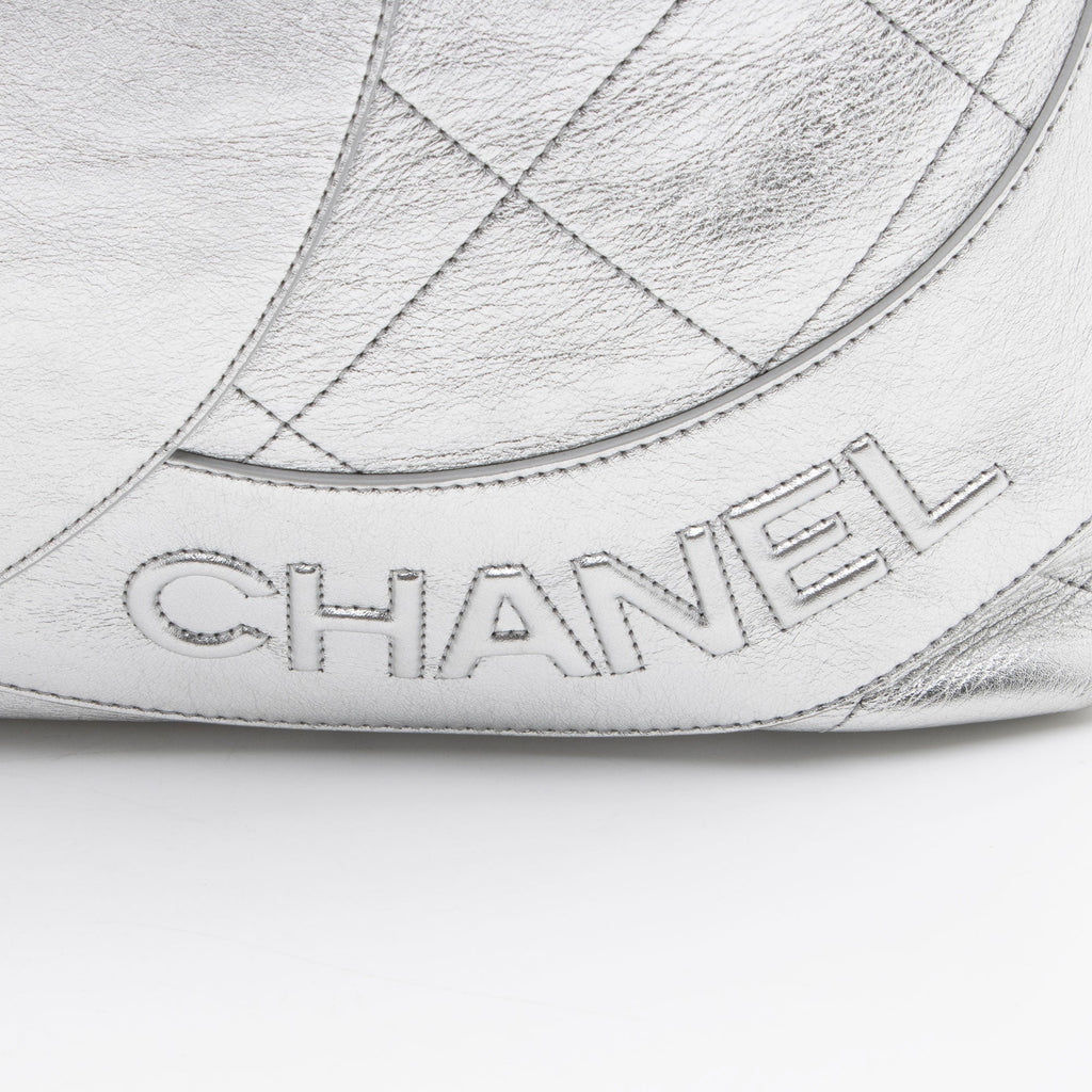 Chanel Metallic Lambskin Club Monaco Large Shopping Tote