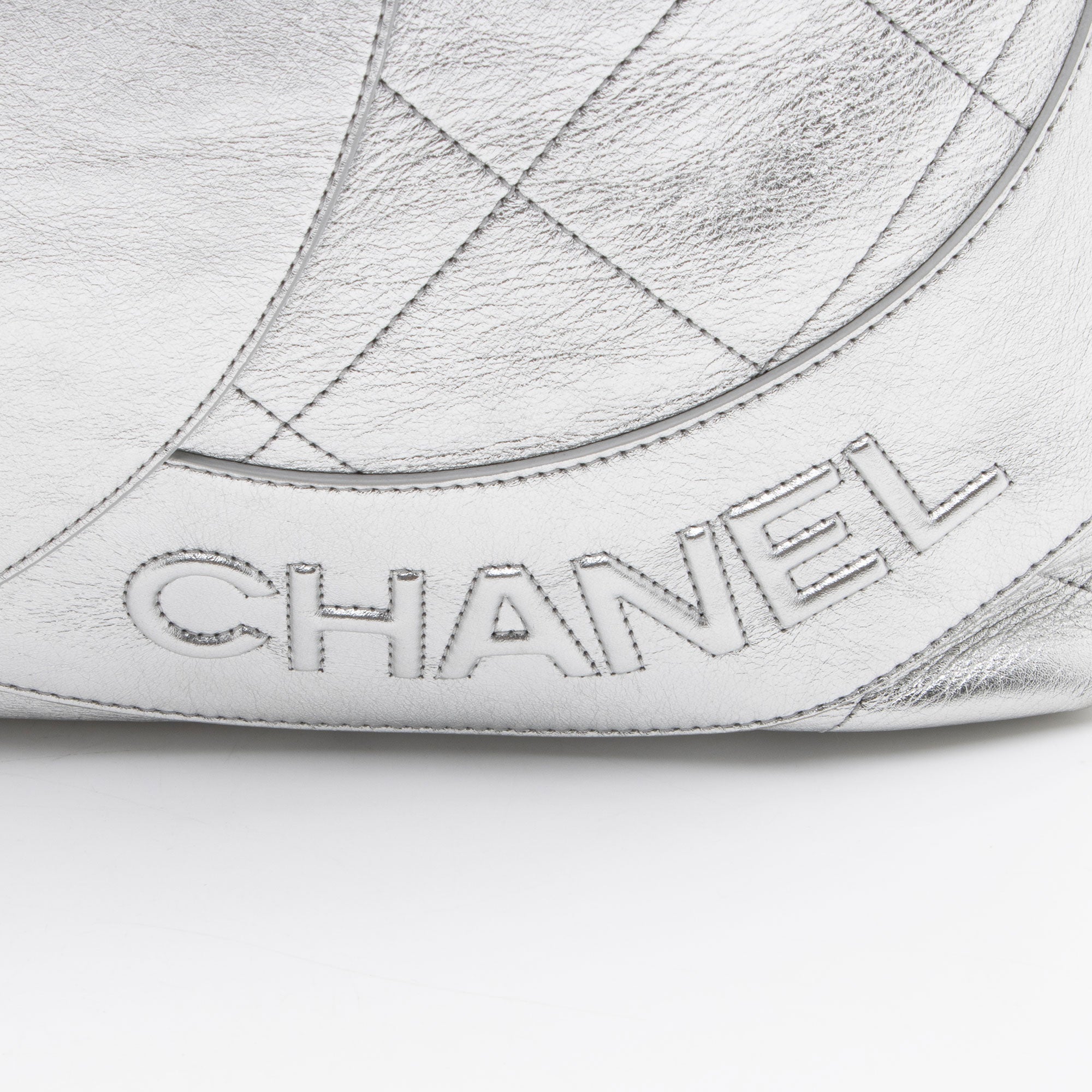 Chanel Metallic Lambskin Club Monaco Large Shopping Tote