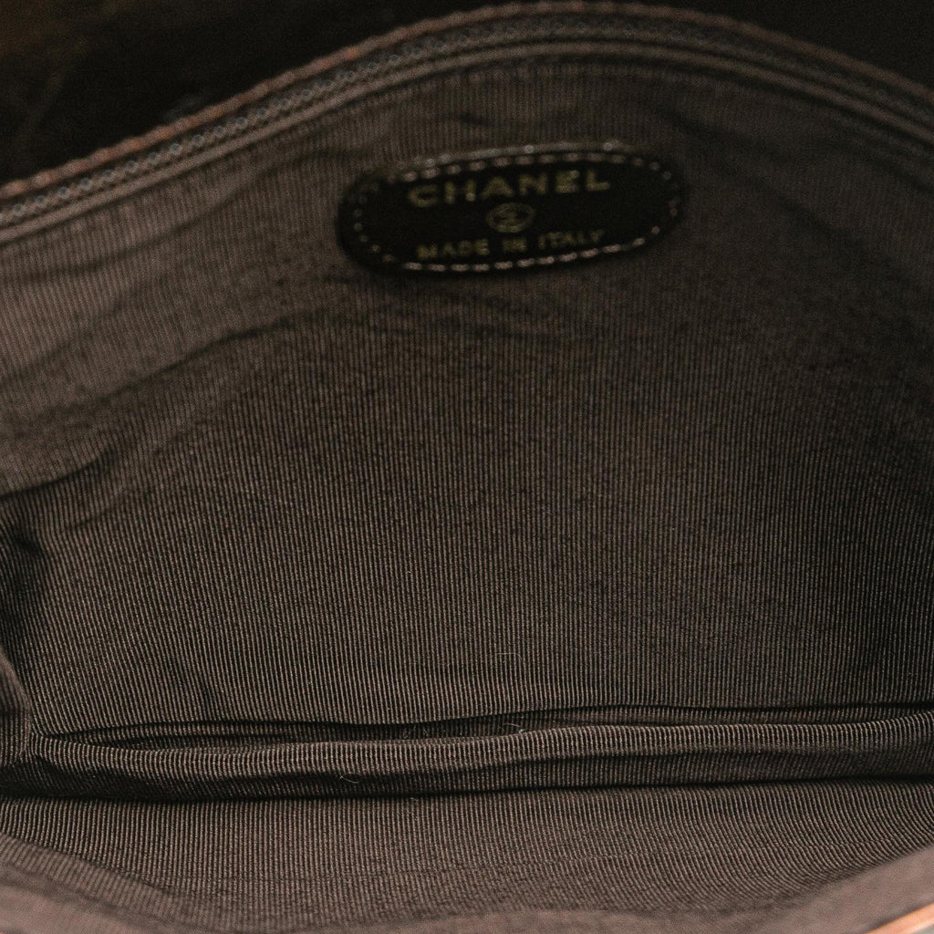 Chanel Metallic Lambskin Flap Crossbody
