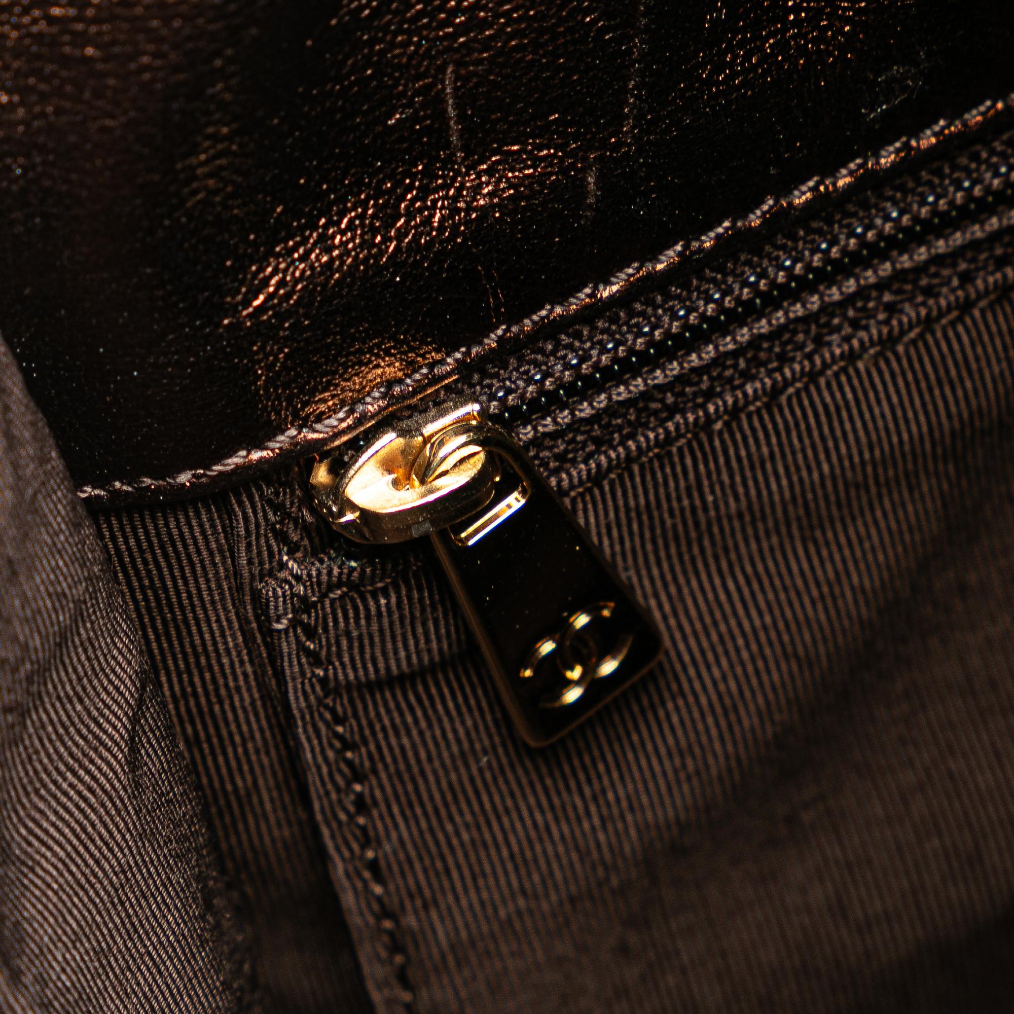 Chanel Metallic Lambskin Flap Crossbody
