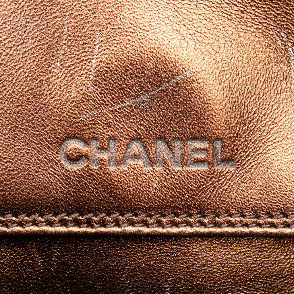 Chanel Metallic Lambskin Flap Crossbody