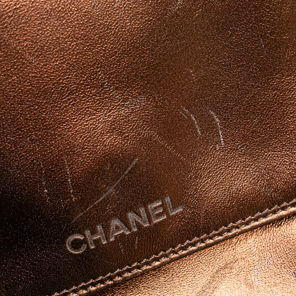 Chanel Metallic Lambskin Flap Crossbody