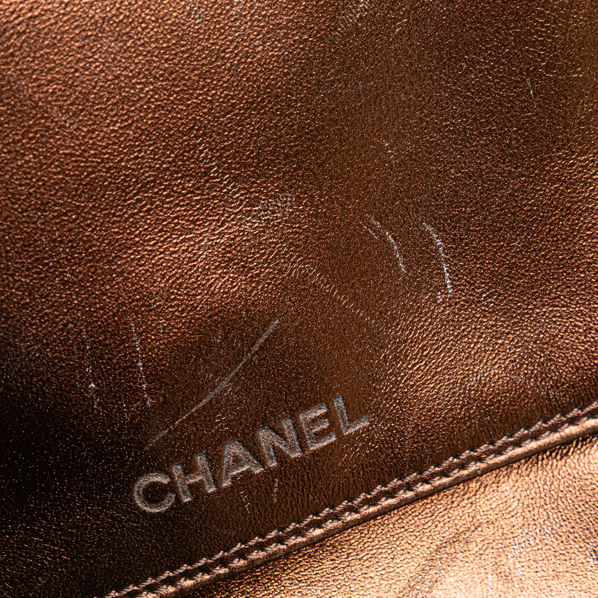 Chanel Metallic Lambskin Flap Crossbody