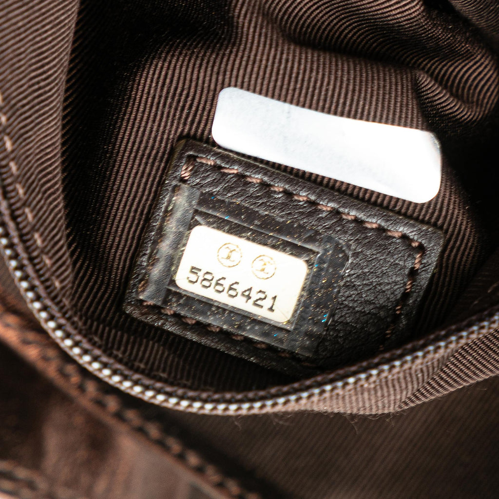 Chanel Metallic Lambskin Flap Crossbody
