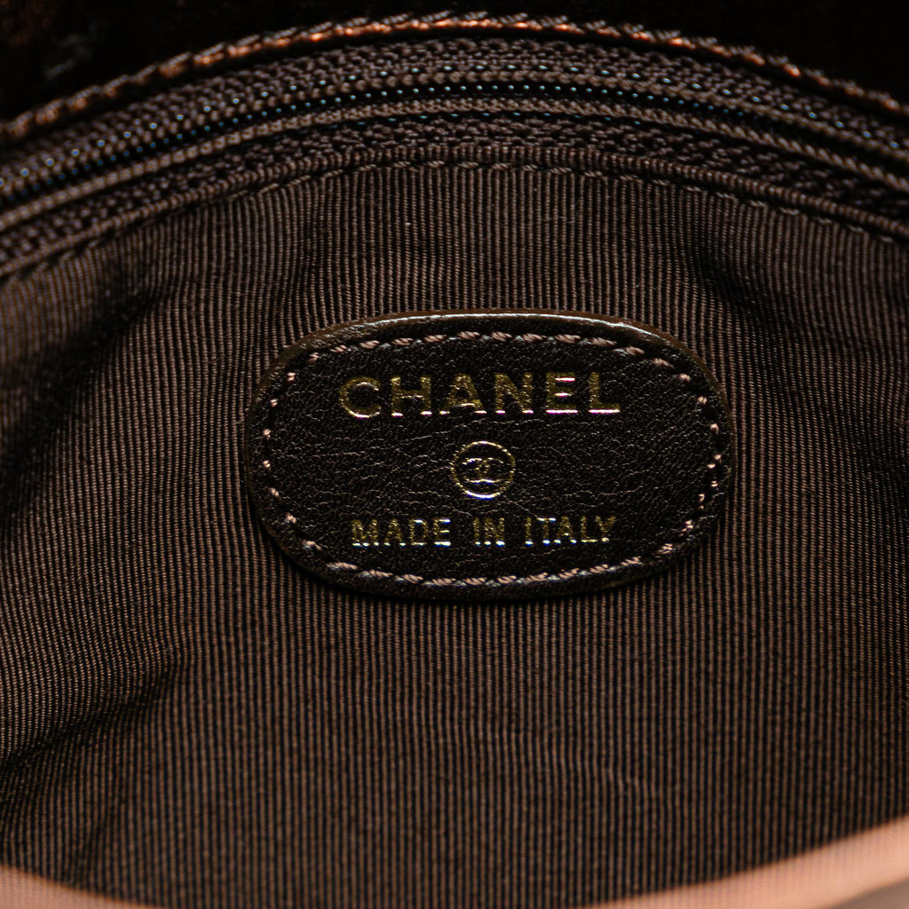 Chanel Metallic Lambskin Flap Crossbody