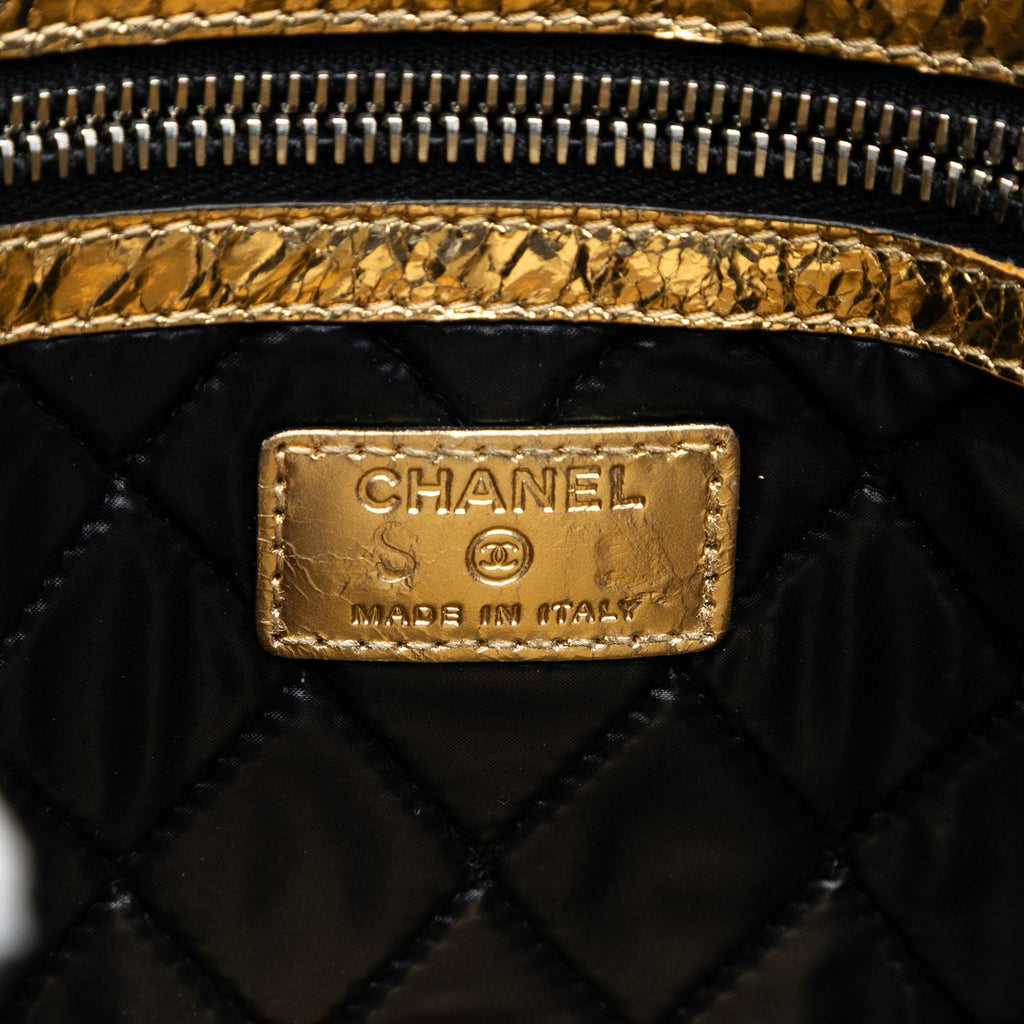 Chanel Metallic Lambskin Je Ne Suis Pas En Solde Clutch