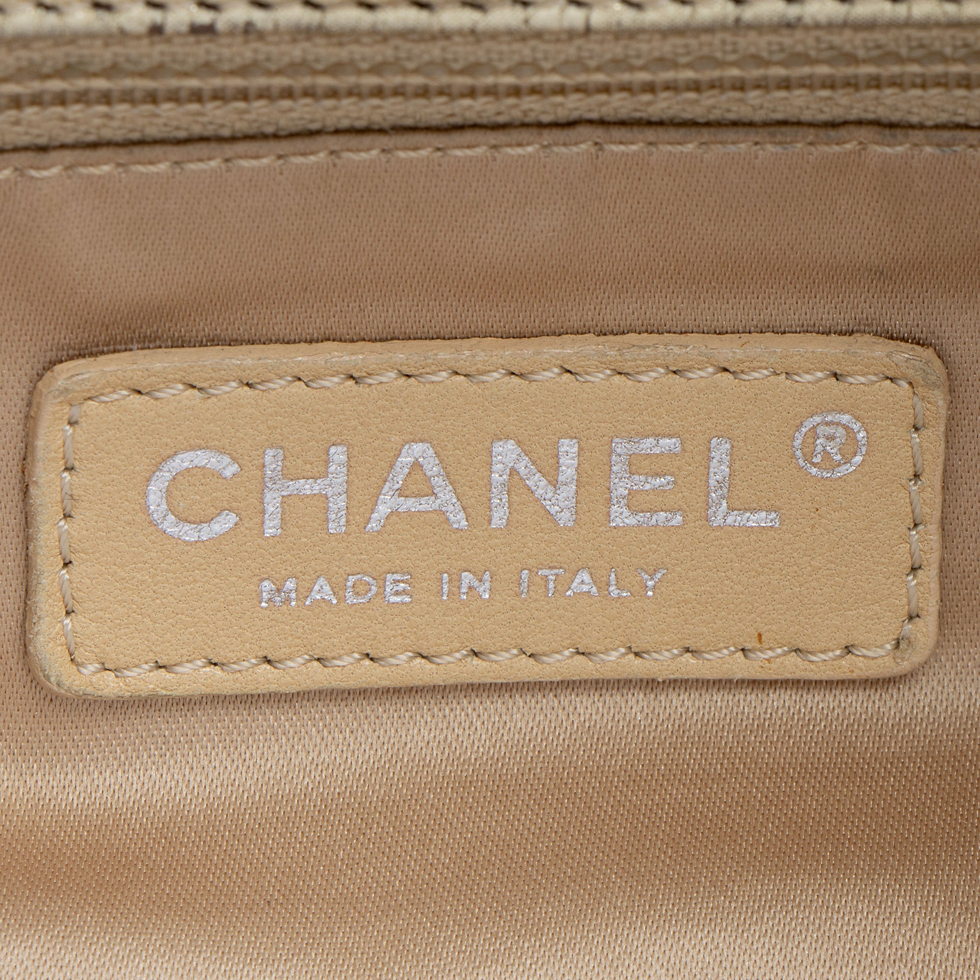 Chanel Metallic Perforated Leather Hollywood Hobo
