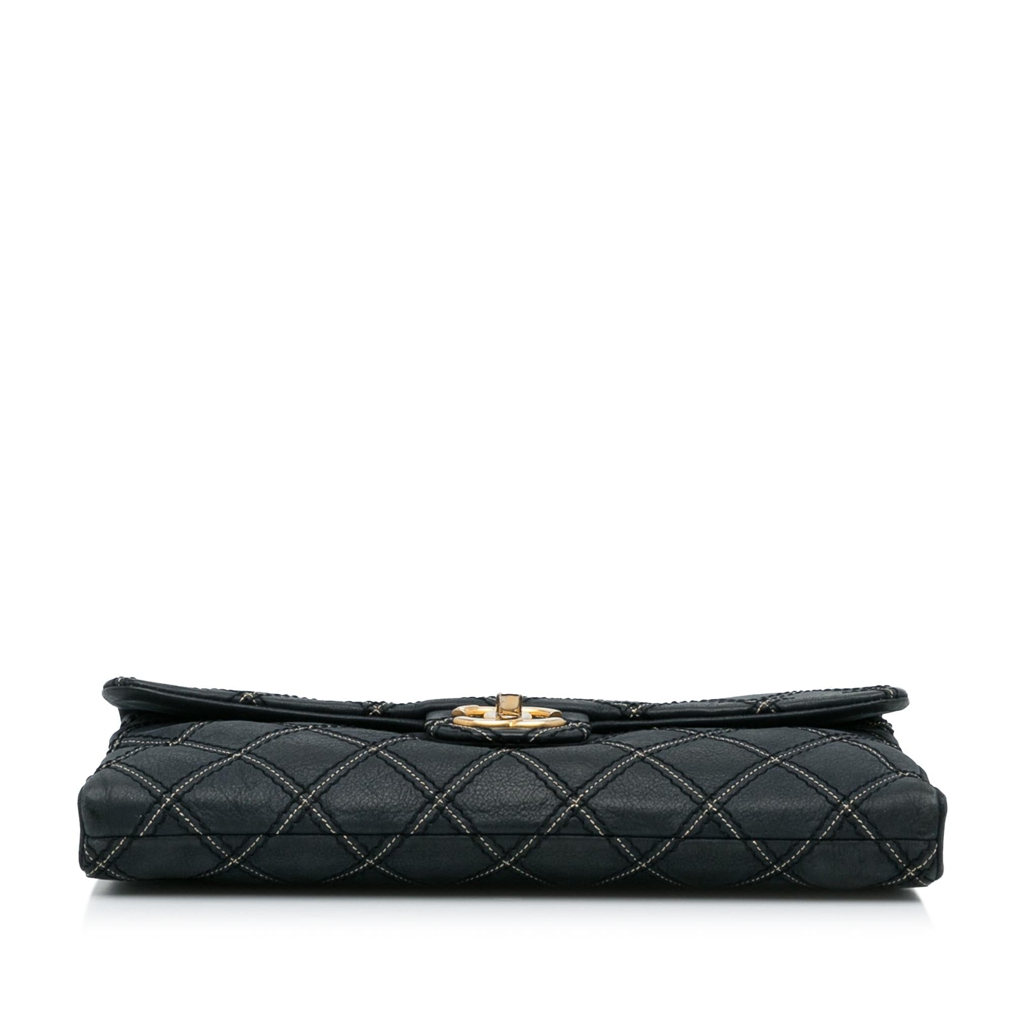 Chanel Metallic Stitch Flap (SHG-wBAD6E)