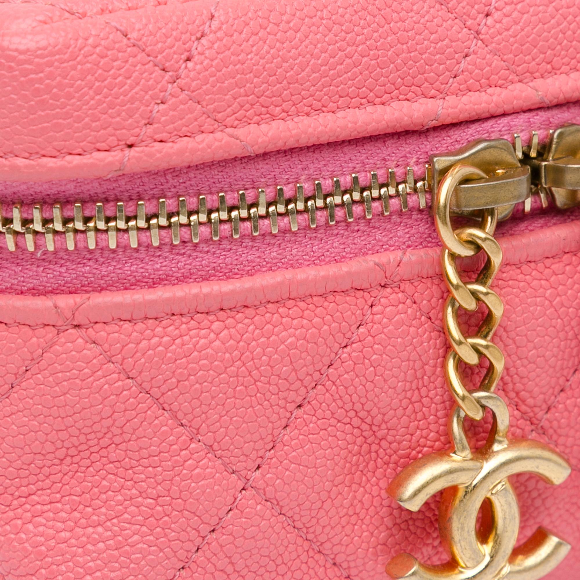 Chanel Micro Caviar Chain Vanity Bag (SHG-LbgD5F)
