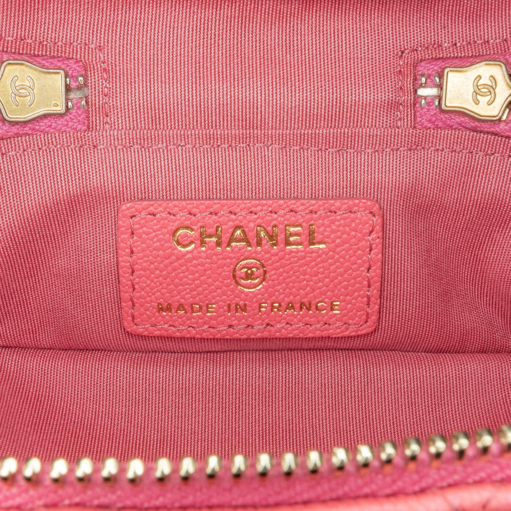 Chanel Micro Caviar Chain Vanity Bag (SHG-LbgD5F)
