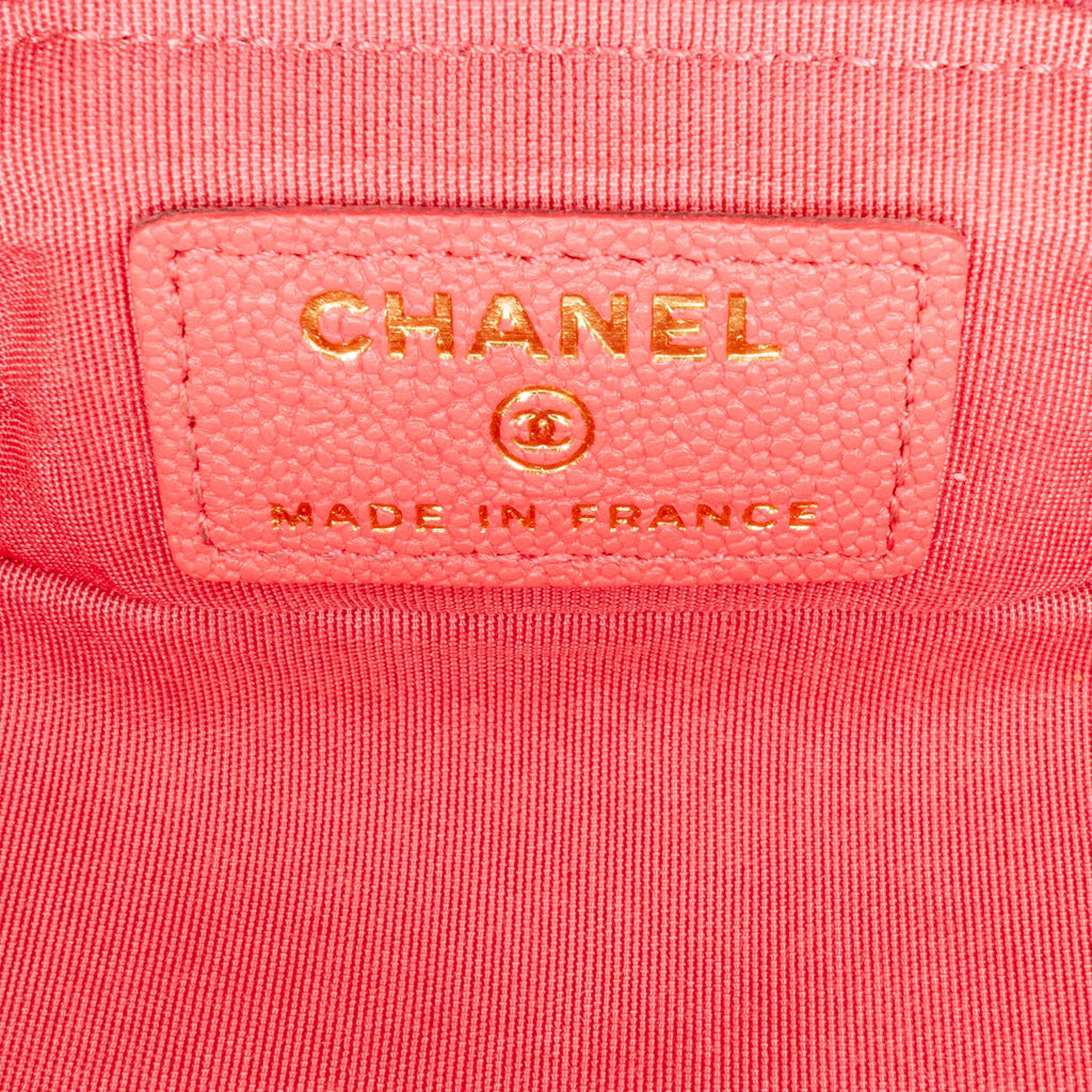 Chanel Micro Caviar Chain Vanity Bag