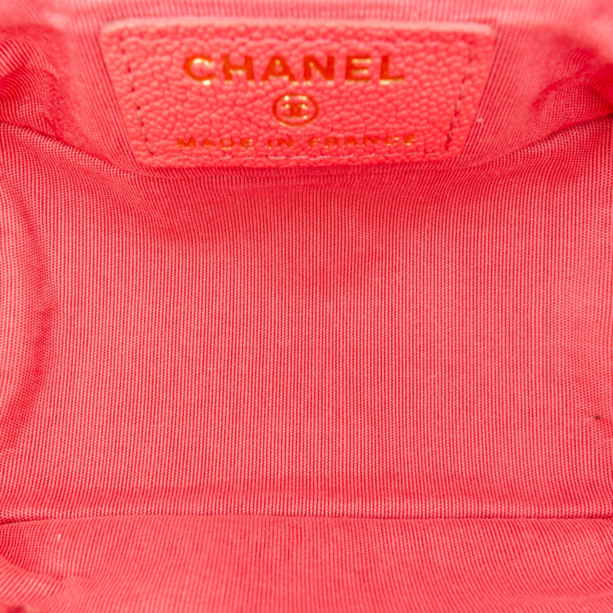 Chanel Micro Caviar Chain Vanity Bag