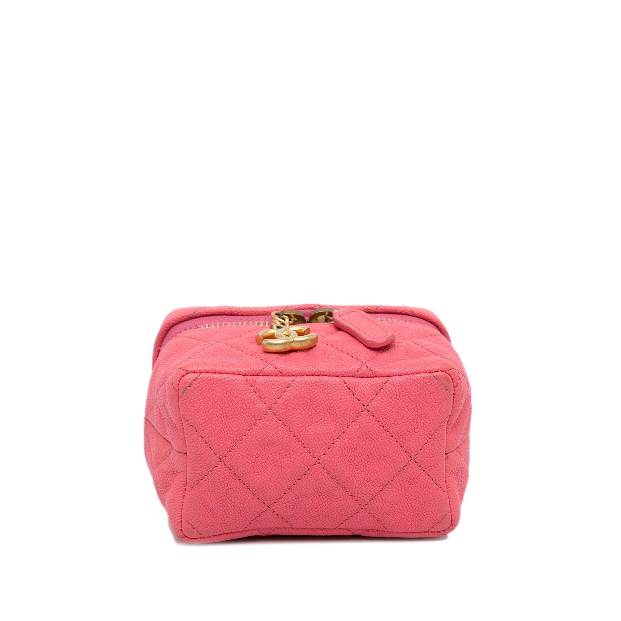 Chanel Micro Caviar Chain Vanity Bag
