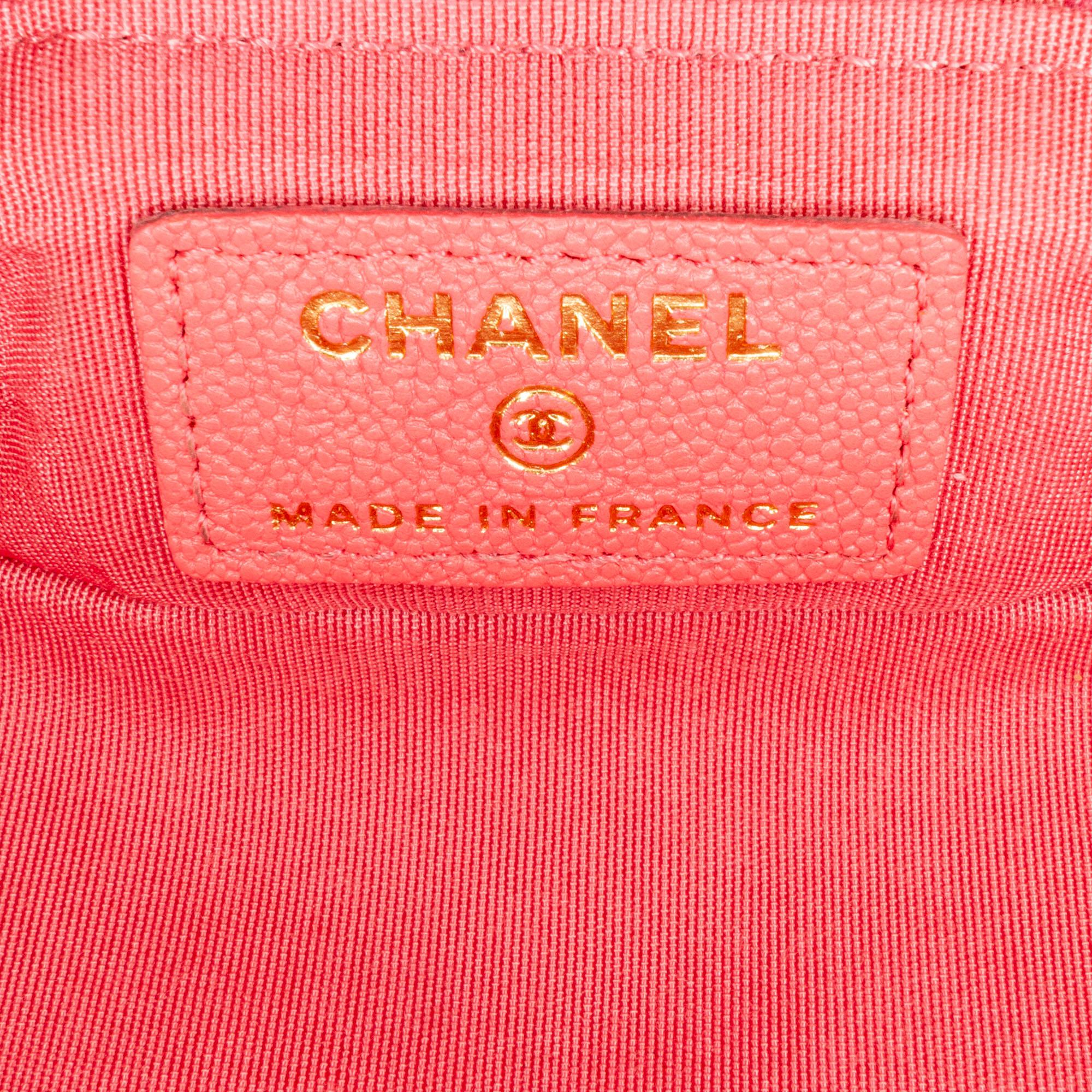 Chanel Micro Caviar Chain Vanity Bag