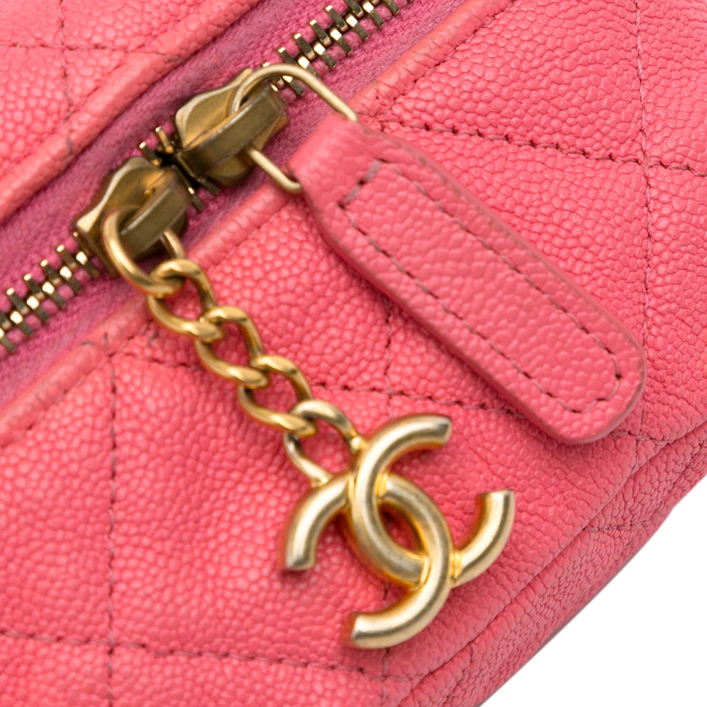 Chanel Micro Caviar Chain Vanity Bag