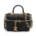 Chanel Micro Caviar Vanity Case with Chain