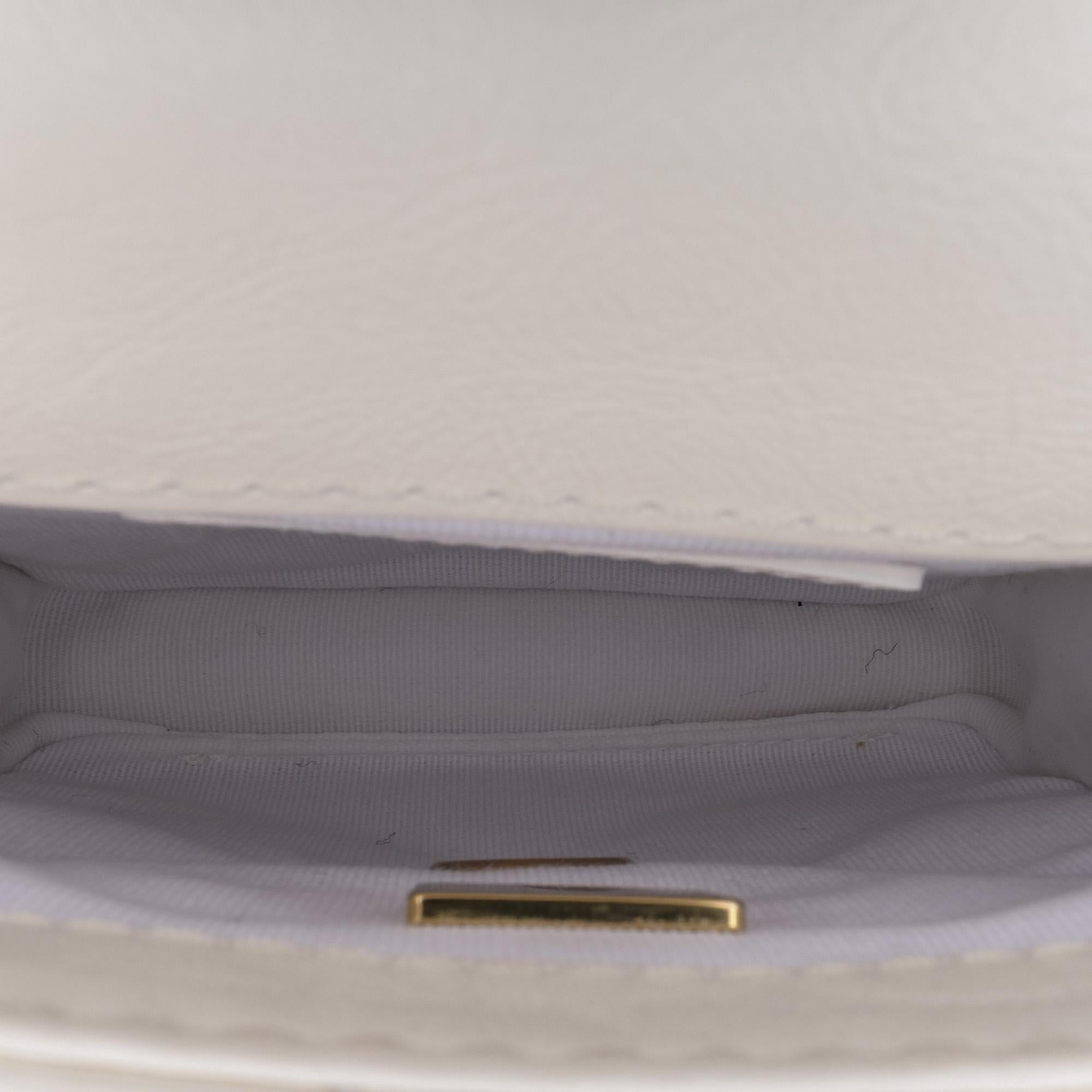 Chanel Mini Aged Calfskin City School Flap