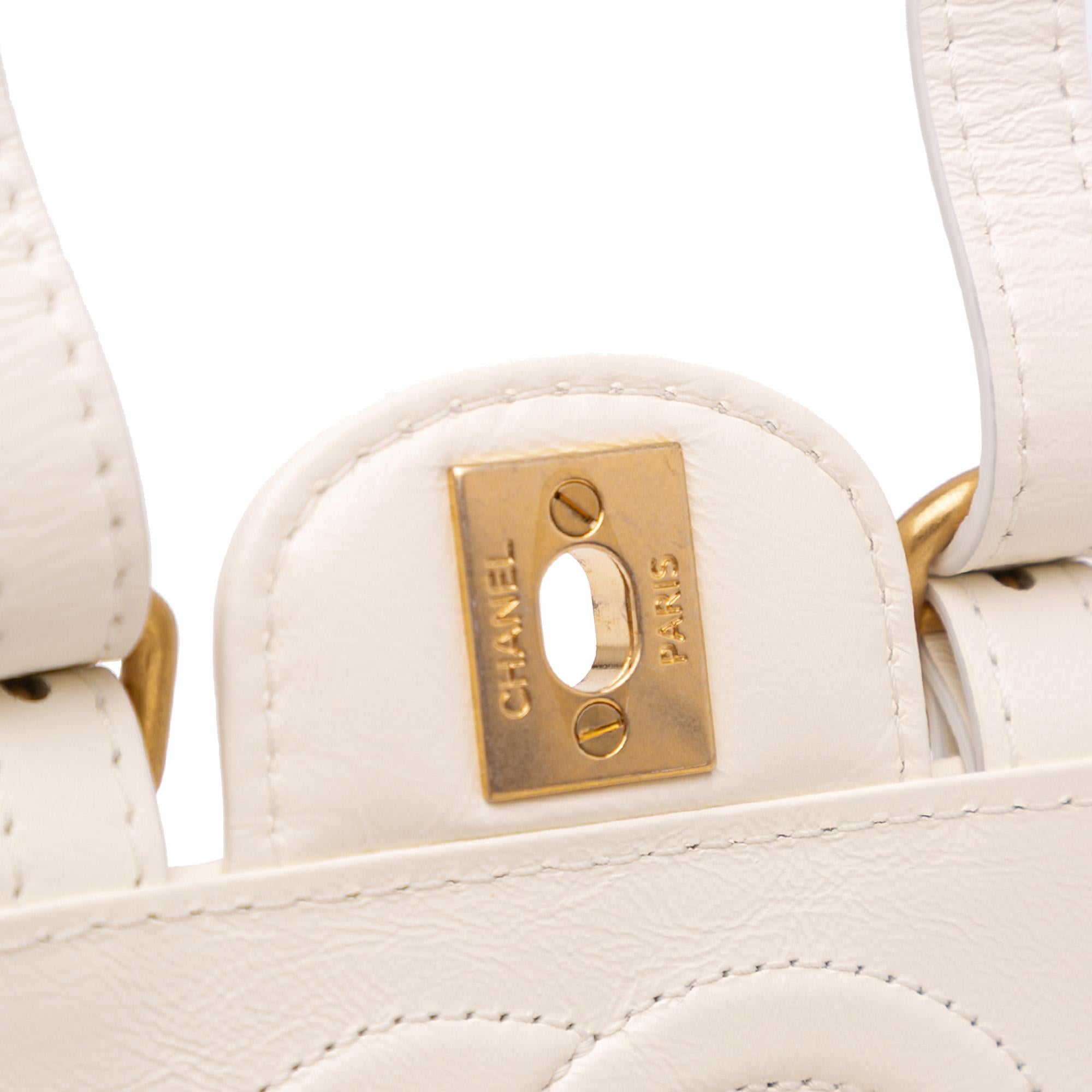 Chanel Mini Aged Calfskin City School Flap