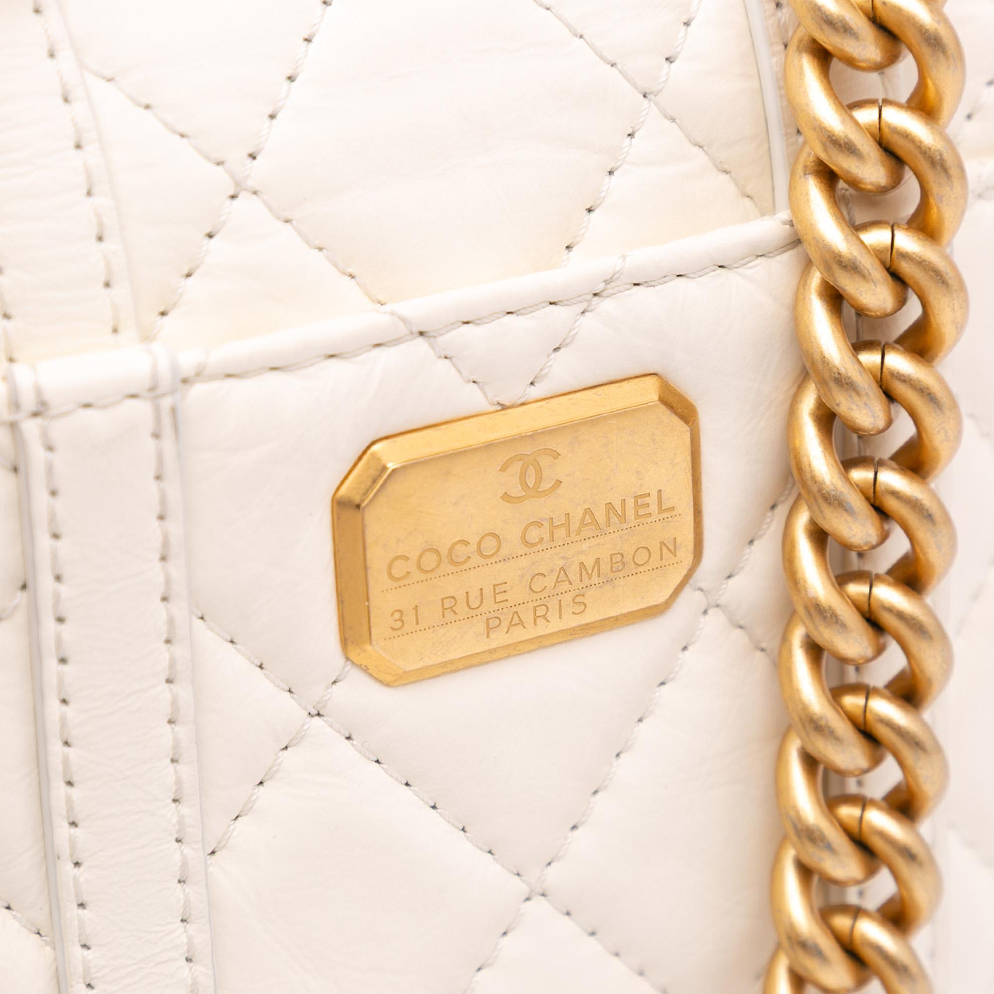 Chanel Mini Aged Calfskin City School Flap