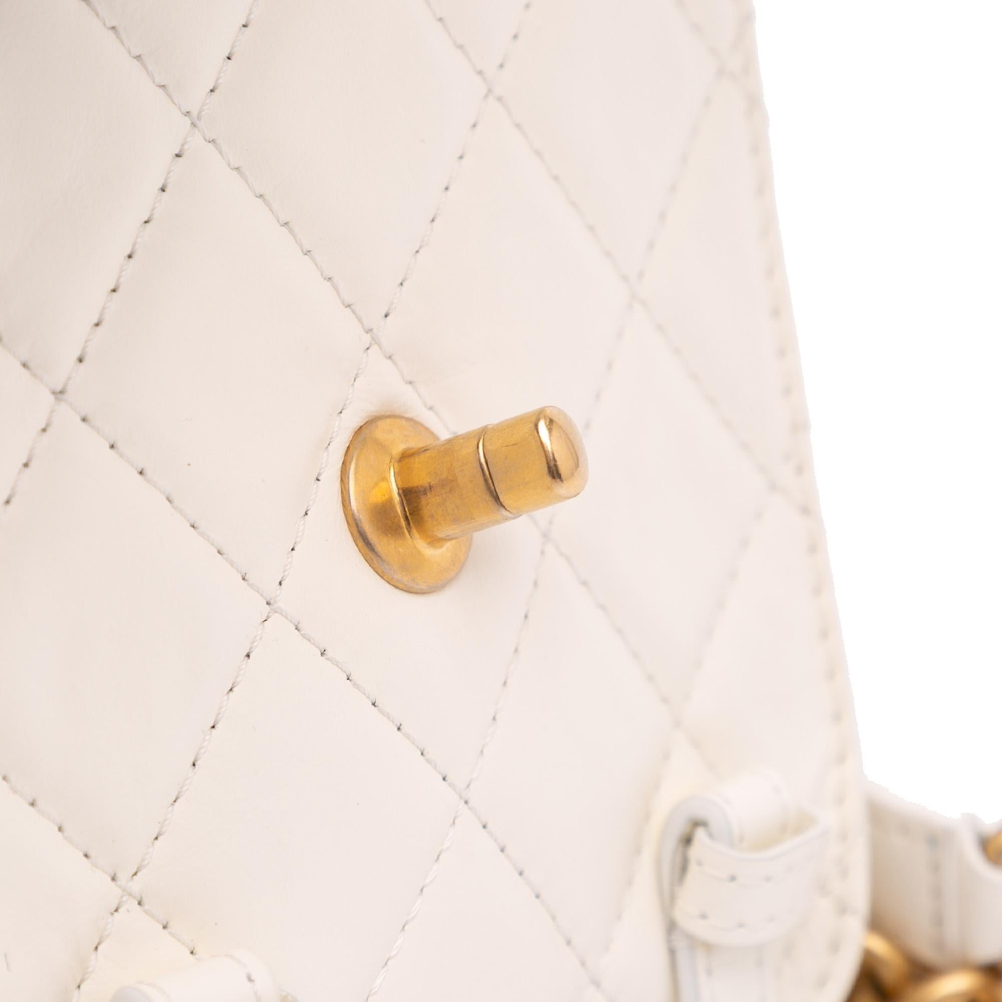 Chanel Mini Aged Calfskin City School Flap