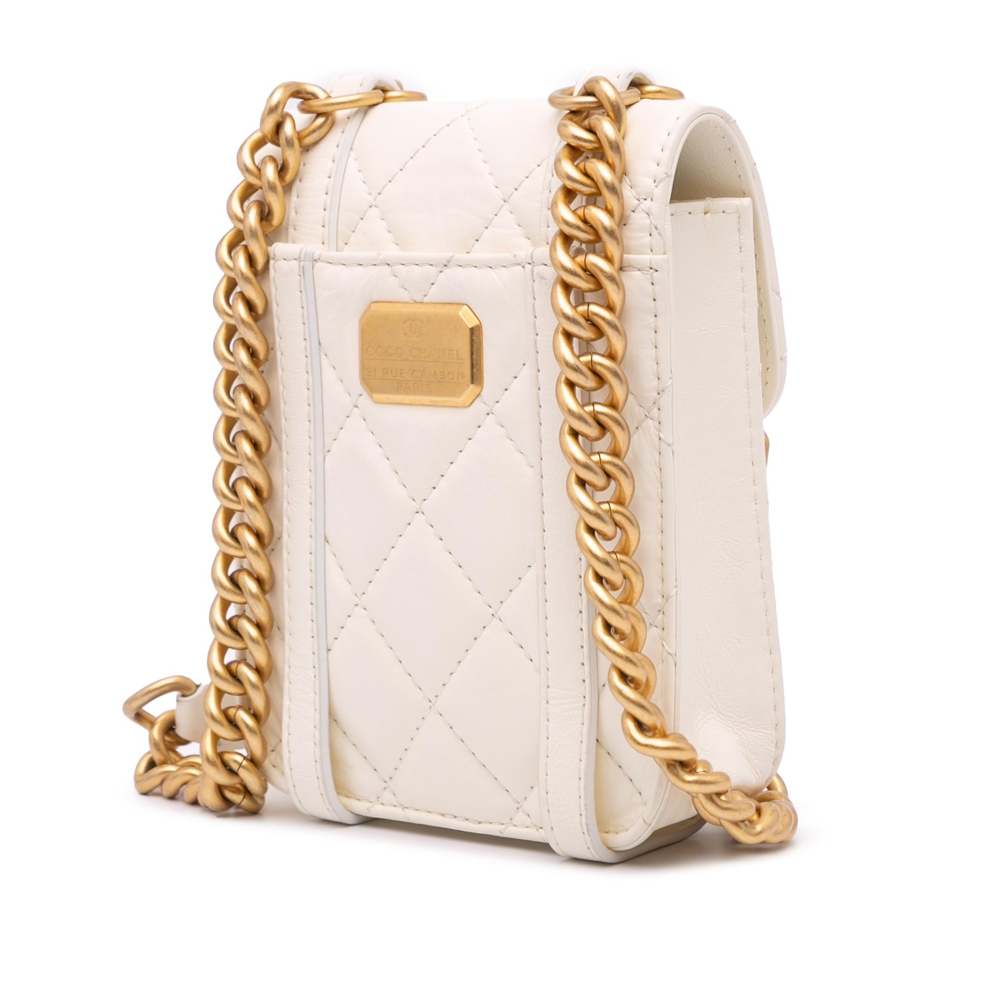 Chanel Mini Aged Calfskin City School Flap