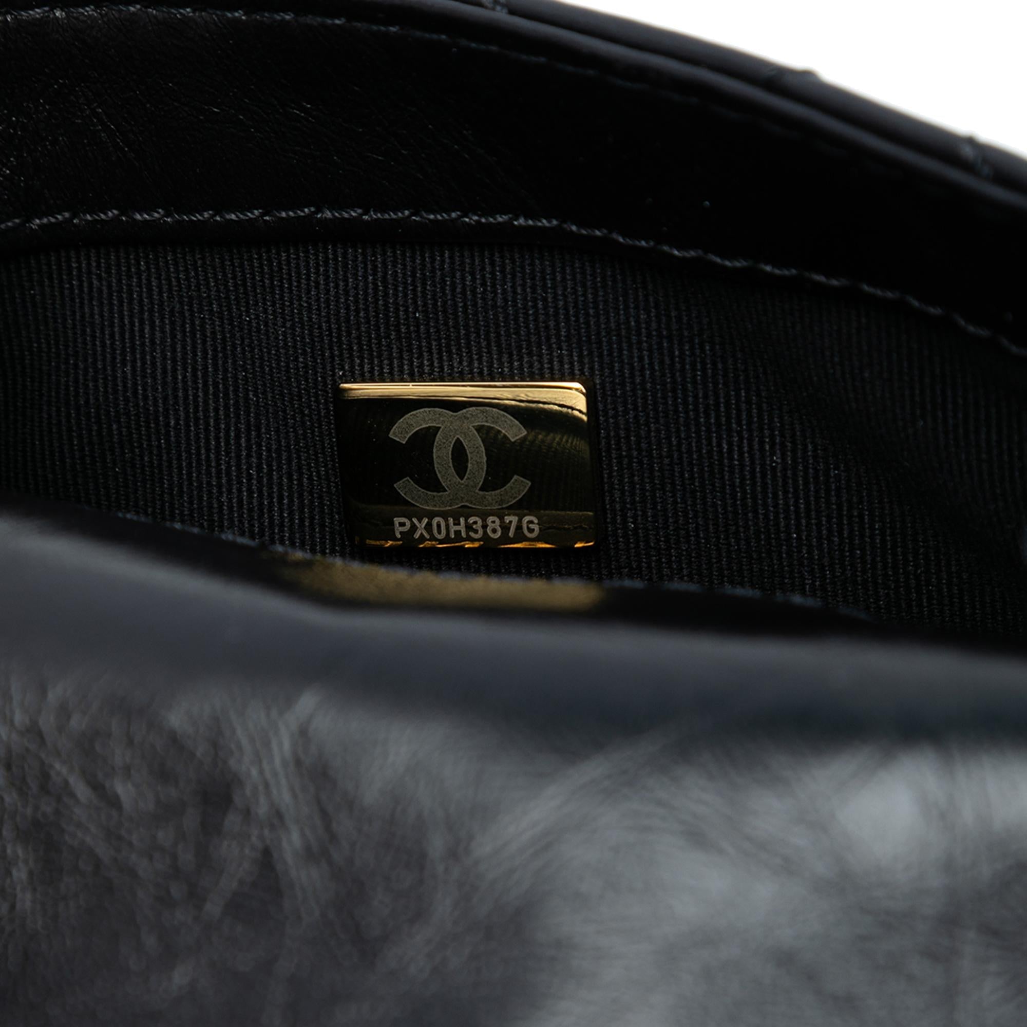 Chanel Mini Aged Calfskin City School Flap