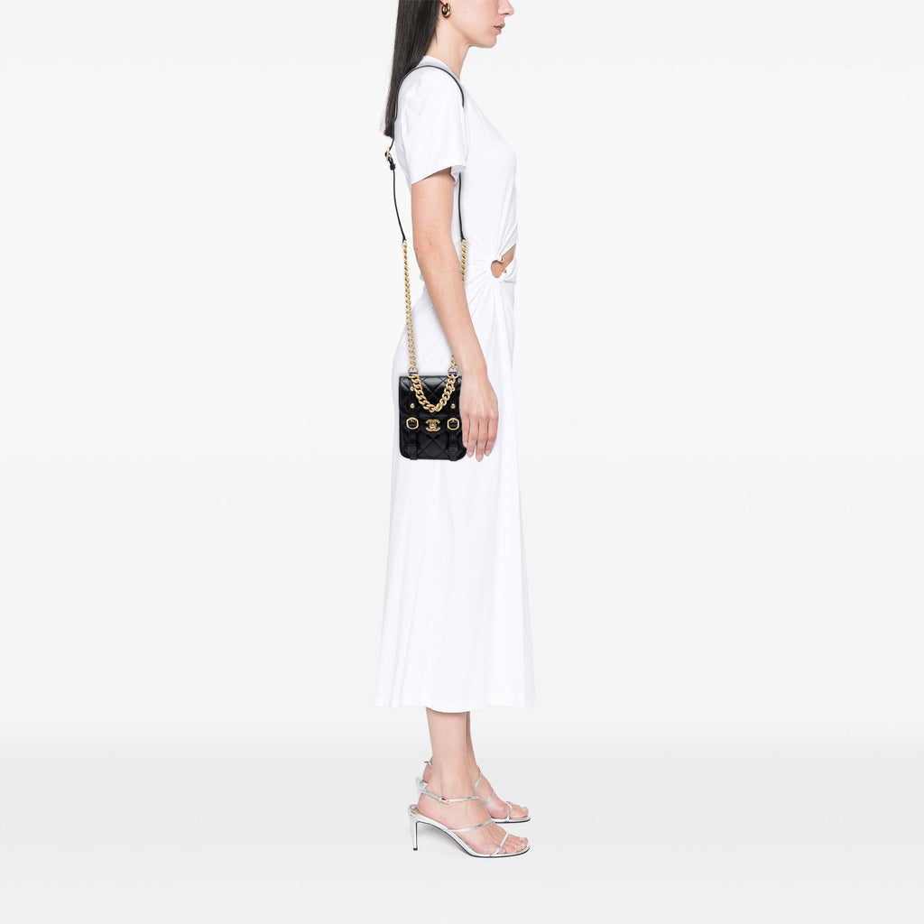 Chanel Mini Aged Calfskin City School Flap