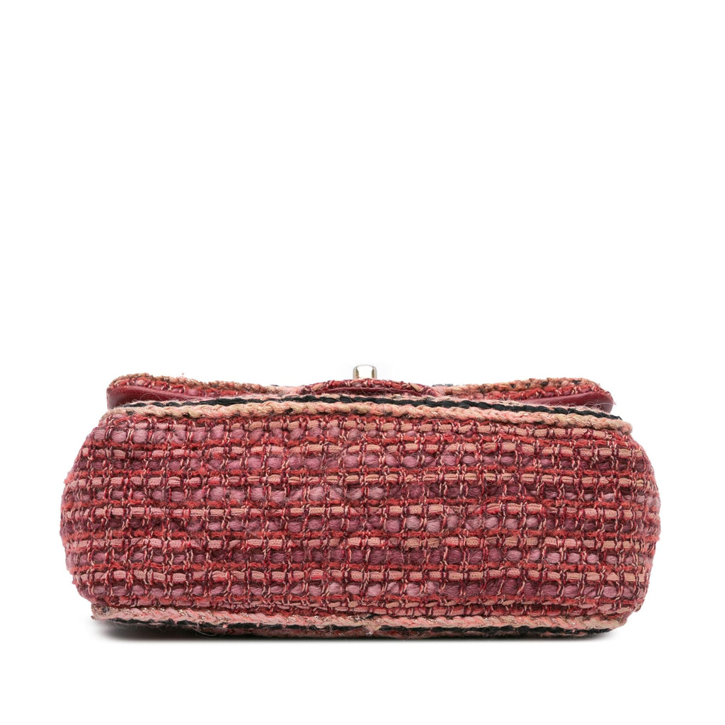 Chanel Mini Braided Classic Tweed Single Flap Bag
