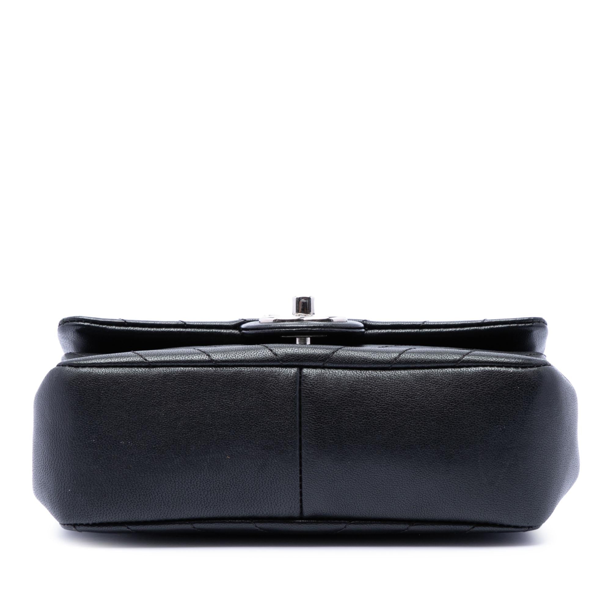 Chanel Mini CC Chevron Calfskin Single Flap