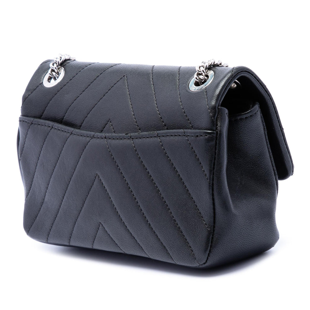 Chanel Mini CC Chevron Calfskin Single Flap