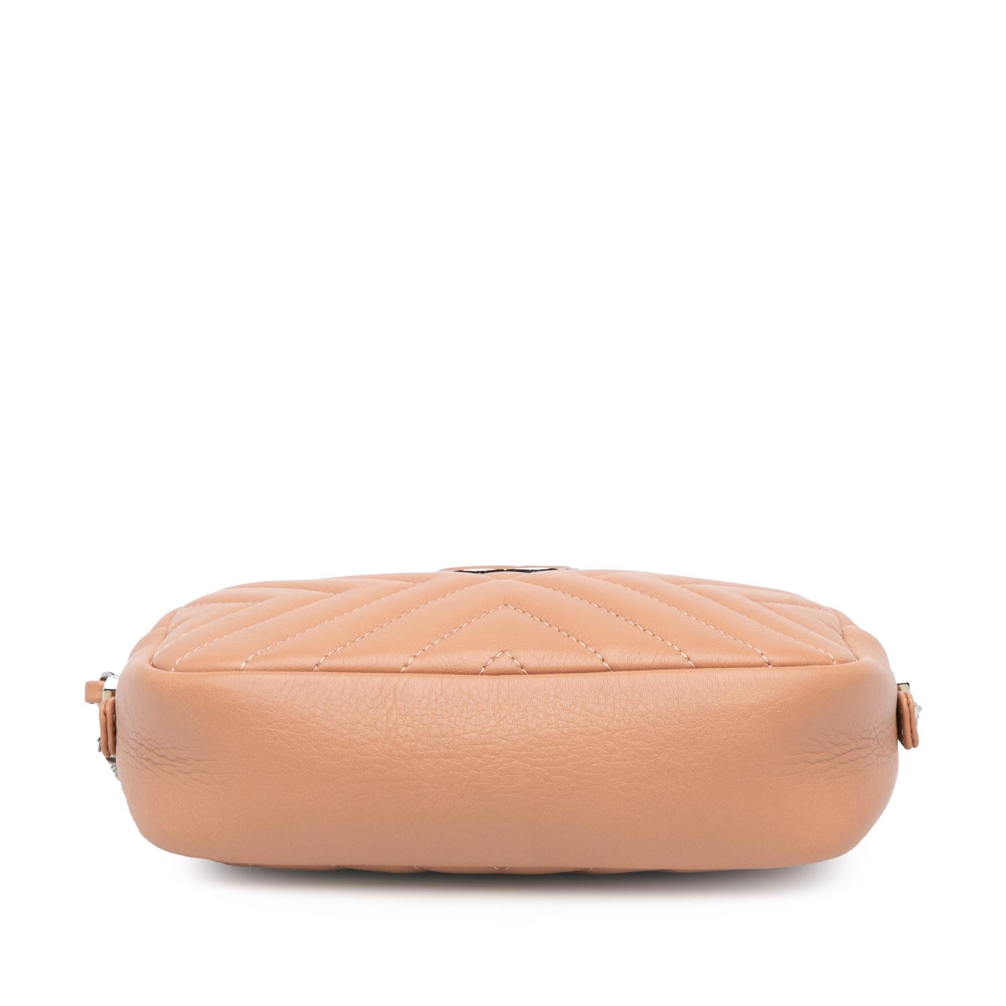 Chanel Mini CC Diagonal Chevron Camera Case (SHG-zMJmTk)