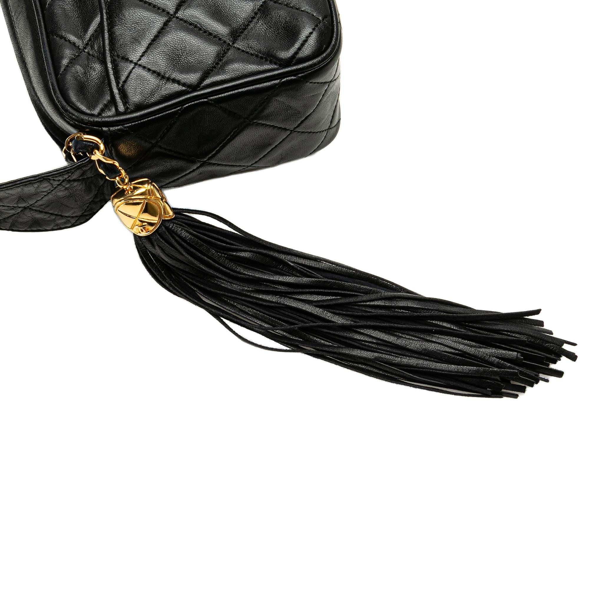 Chanel Mini CC Lambskin Tassel Camera Bag