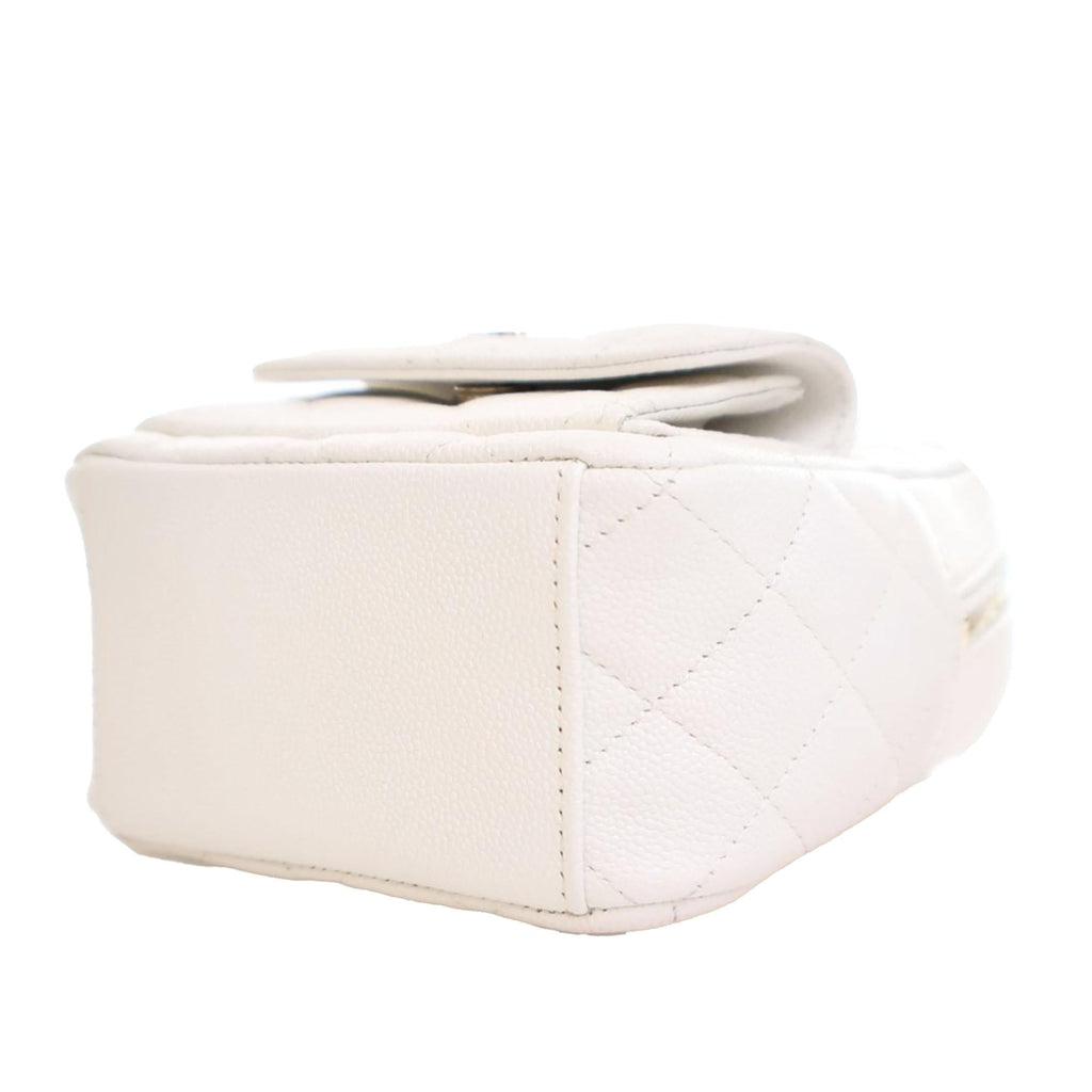 Chanel Mini CC Quilted Caviar Backpack