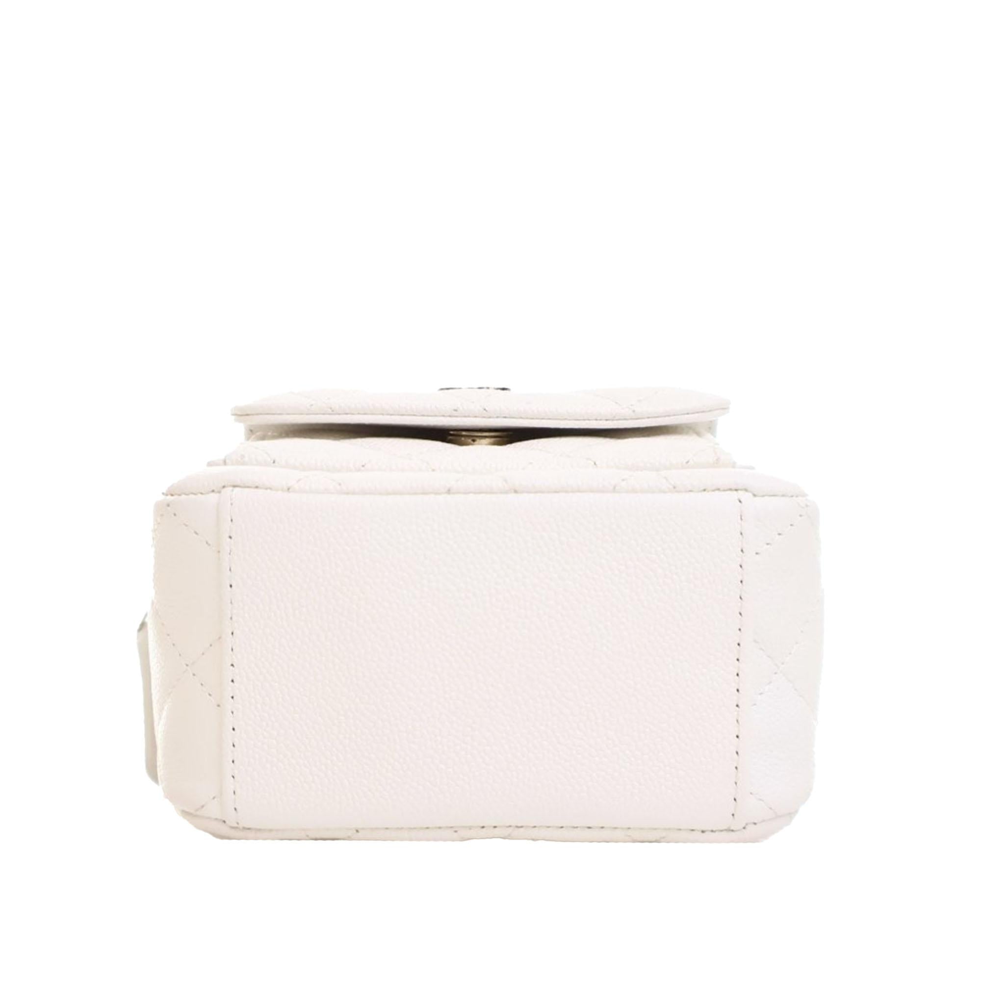 Chanel Mini CC Quilted Caviar Backpack